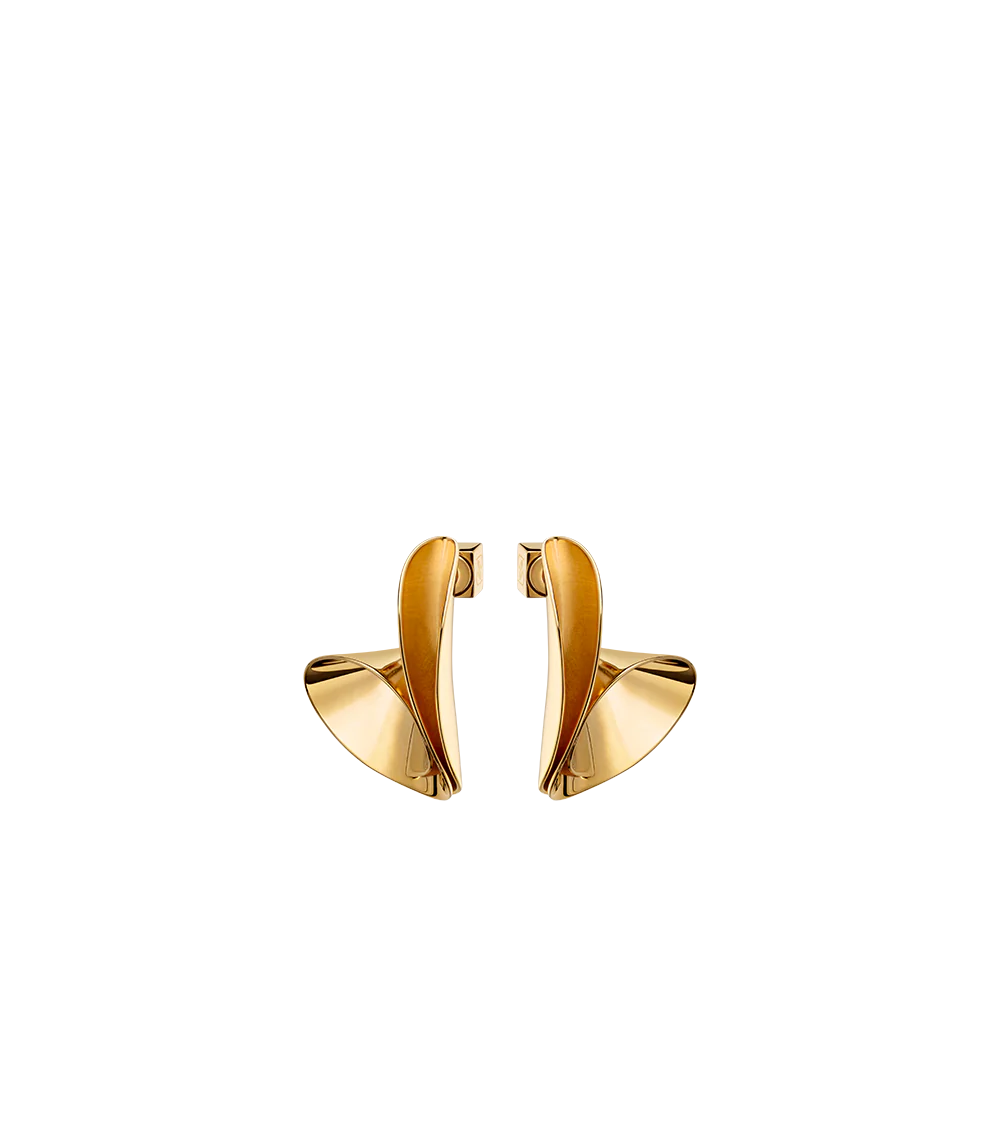 Éole Earrings - 24 carat gold gilded