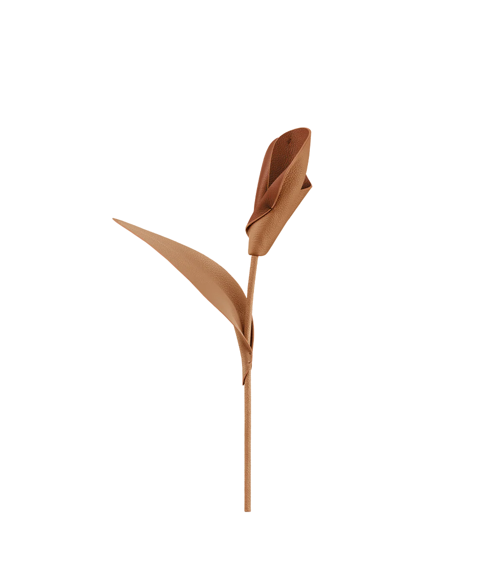 Pili Flower - Textured Duo Tan