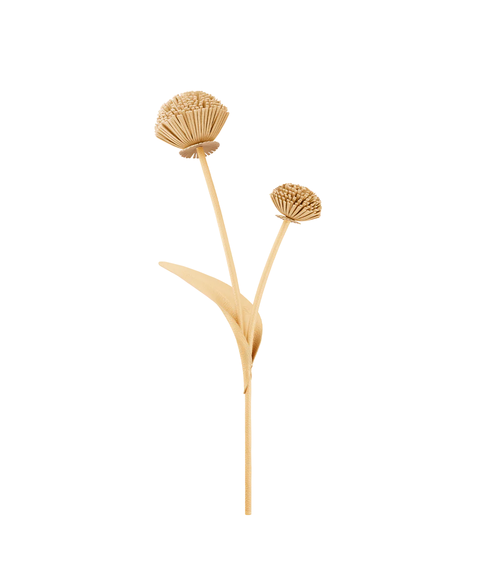 Tul Flower - Textured Duo Wheat