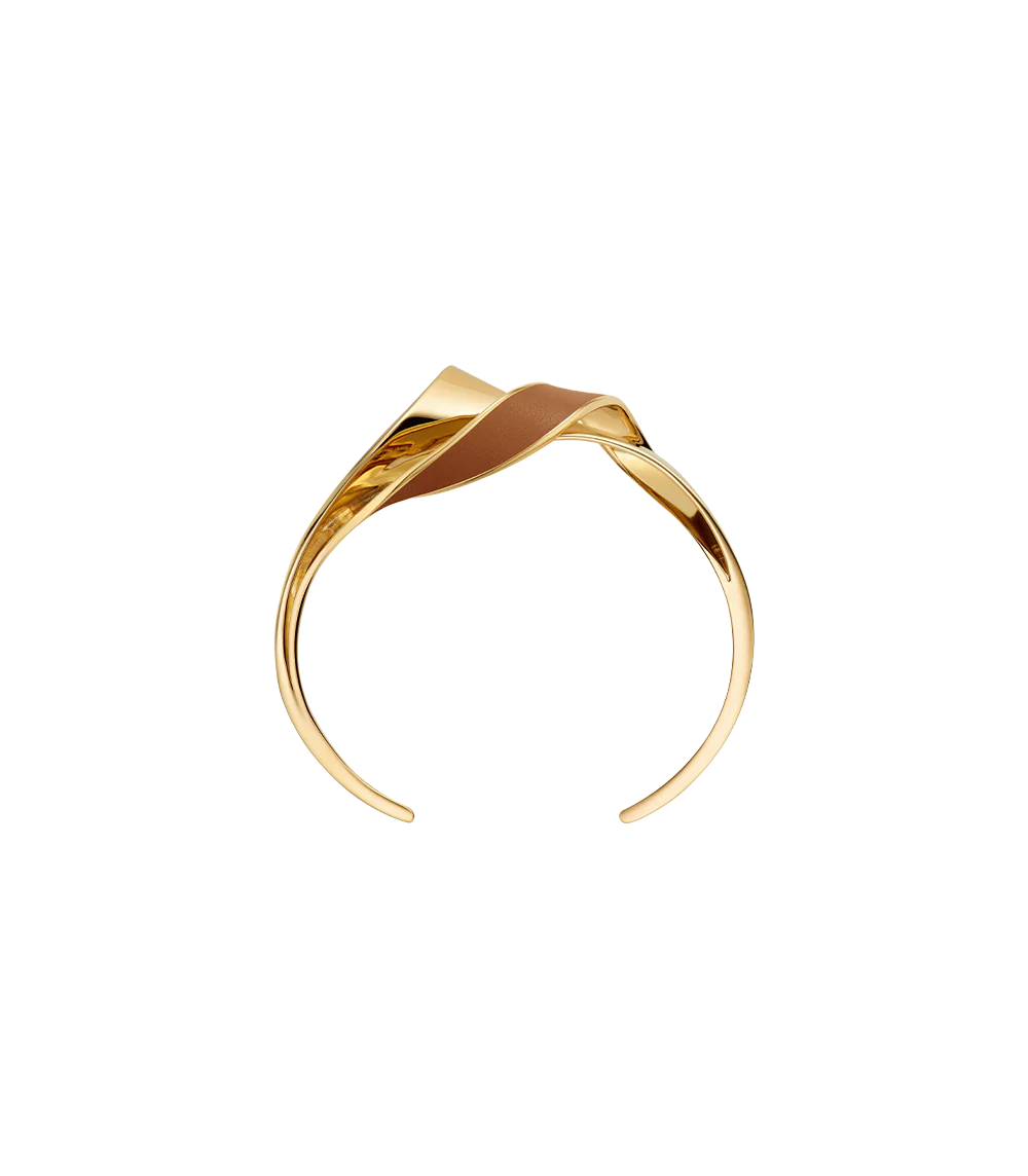 Éole Cuff - Camel Leather