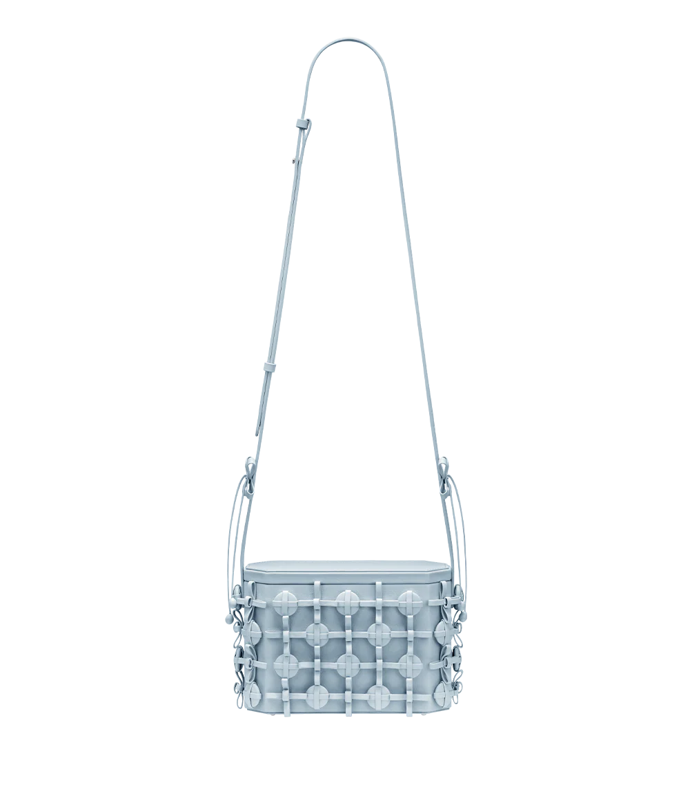 Button Bow Box - Cloud