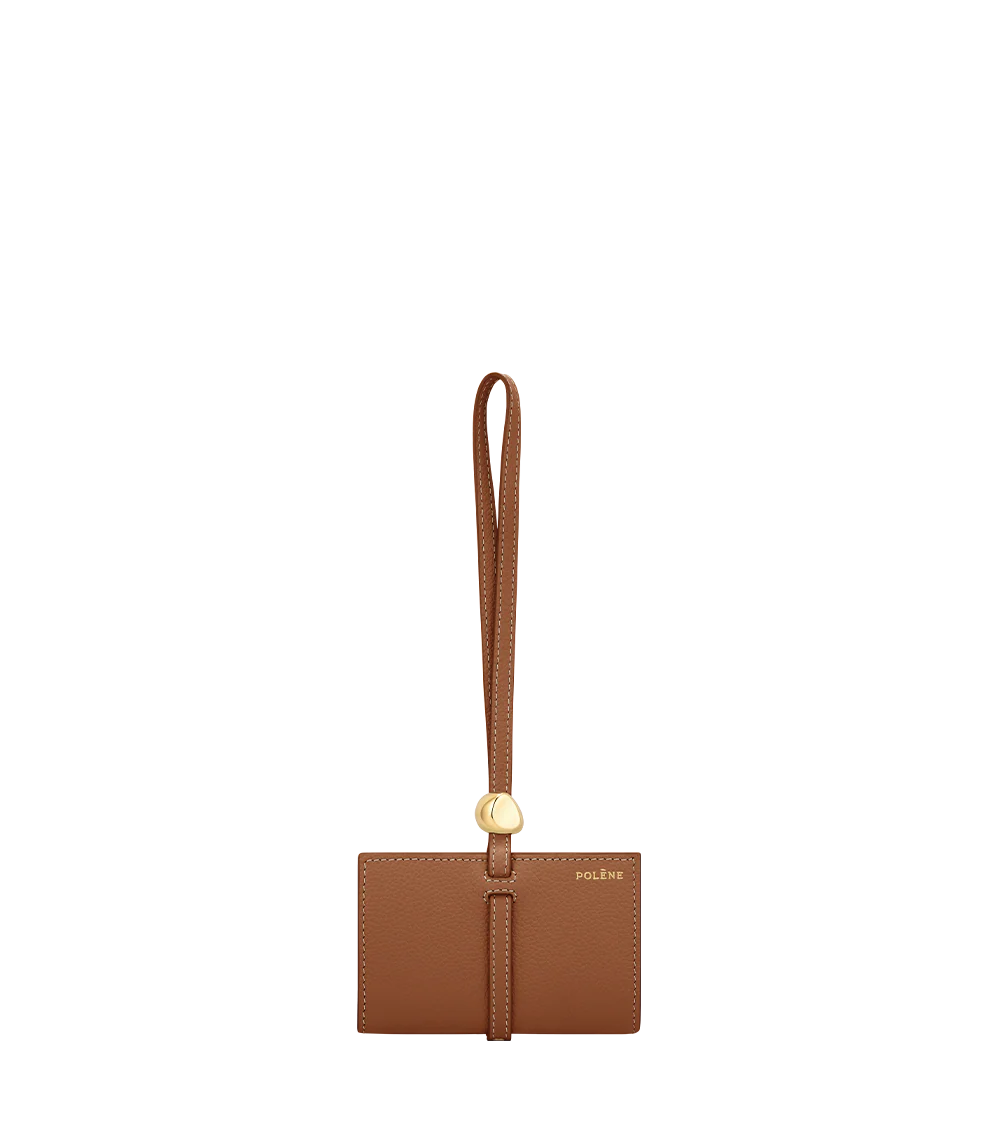 Kayé Card Holder - Textured Duo Camel