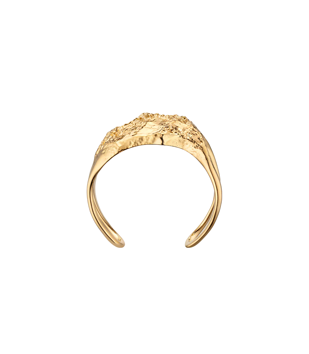 Eroz Cuff - 24 carat gold gilded