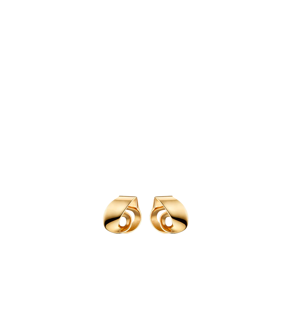 Éole Stud Earrings - 24 carat gold gilded