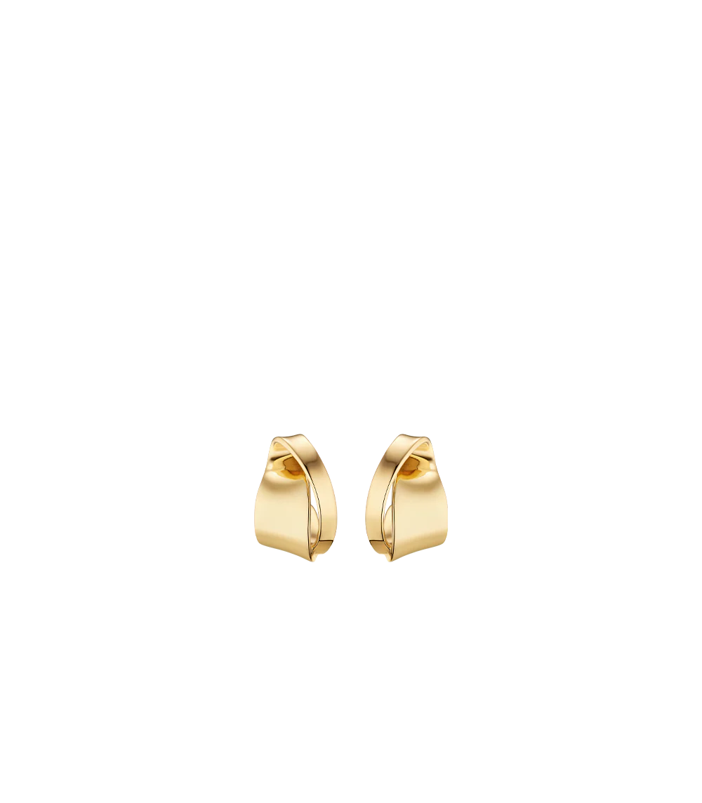 Éole Curled Earrings - 24 carat gold-gilded edition