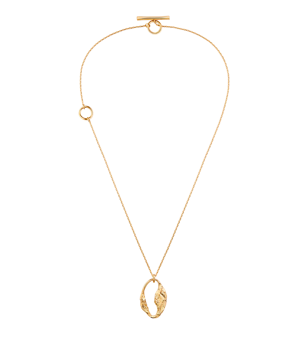 Eroz Pendant - 24 carat gold gilded