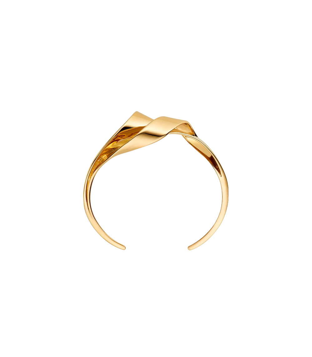 Éole Cuff - 24 carat gold gilded