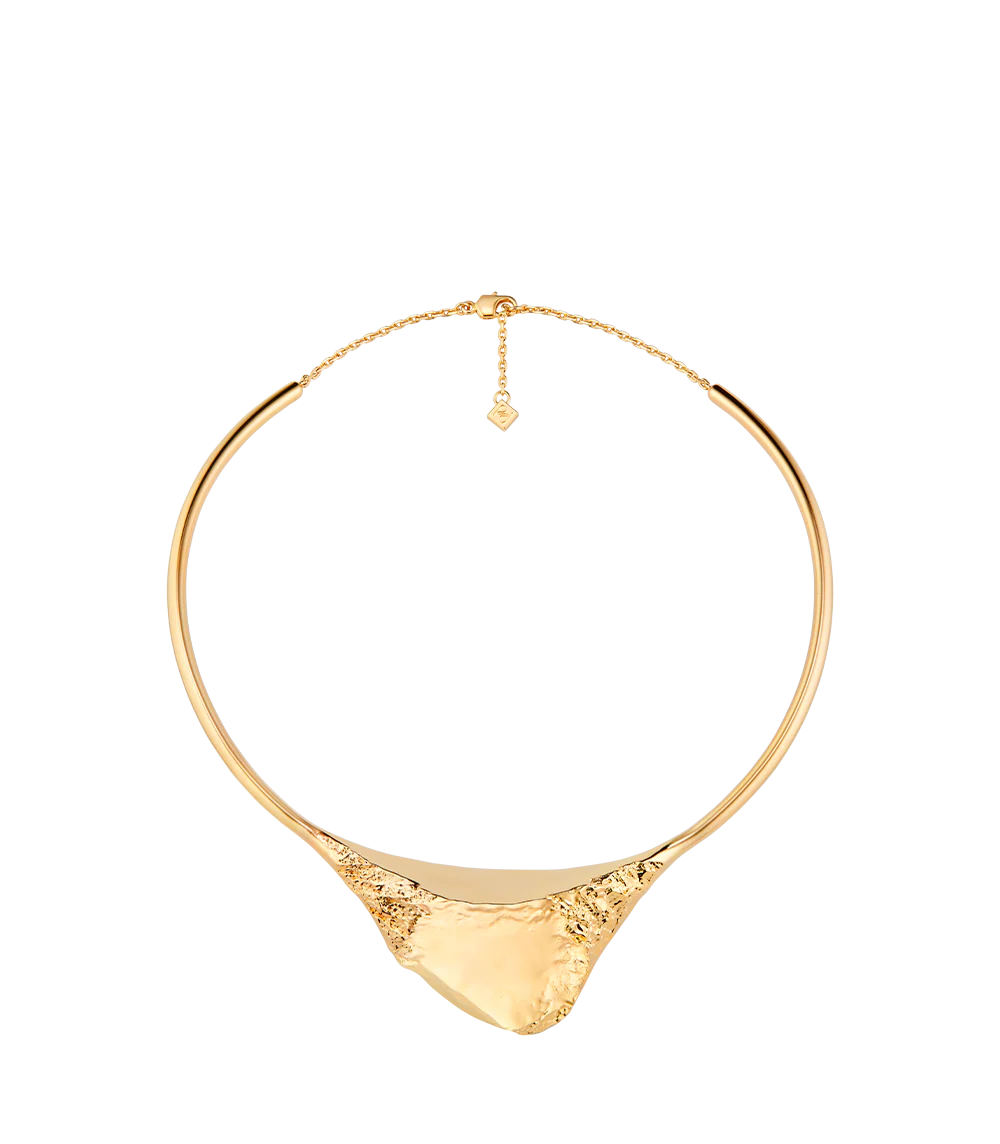 Eroz Necklace - 24 carat gold gilded