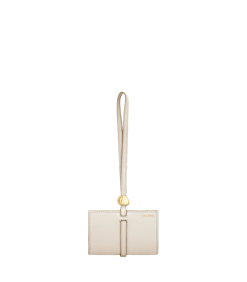 Kayé Card Holder - Textured Duo Chalk