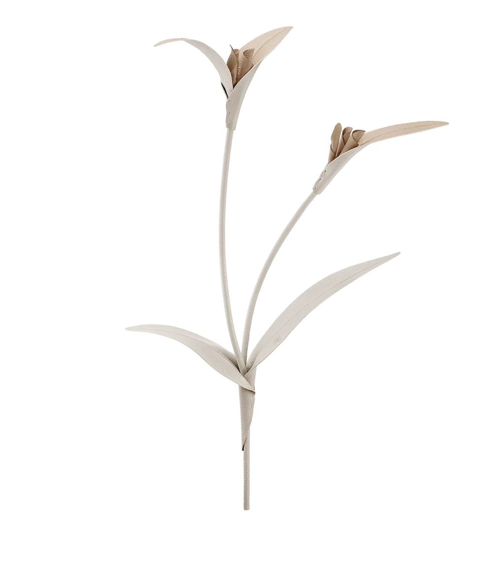 Touka Flower - Textured Trio Chalk