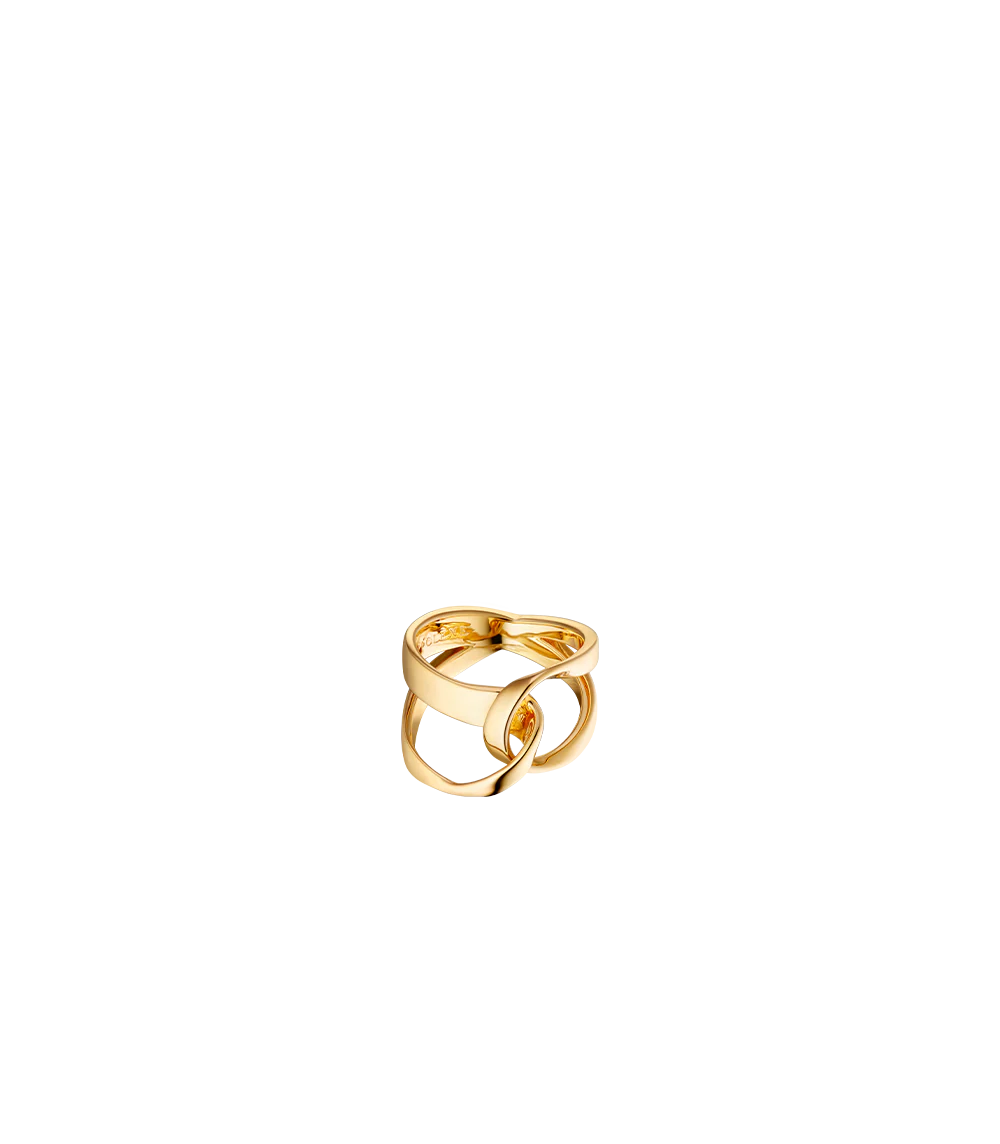 Éole Ring - 24 carat gold-gilded