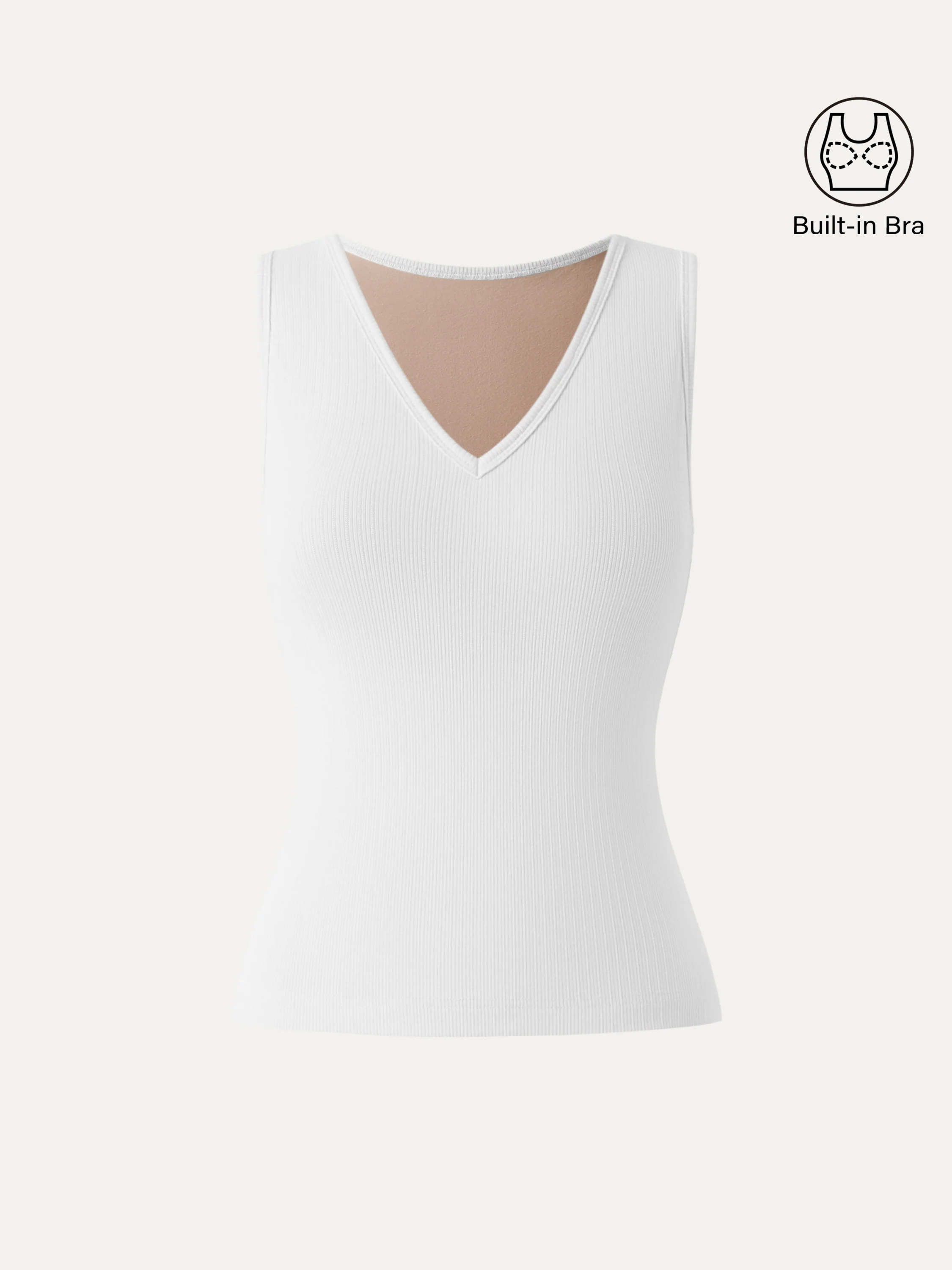 V-neck Sleeveless Brami Tank