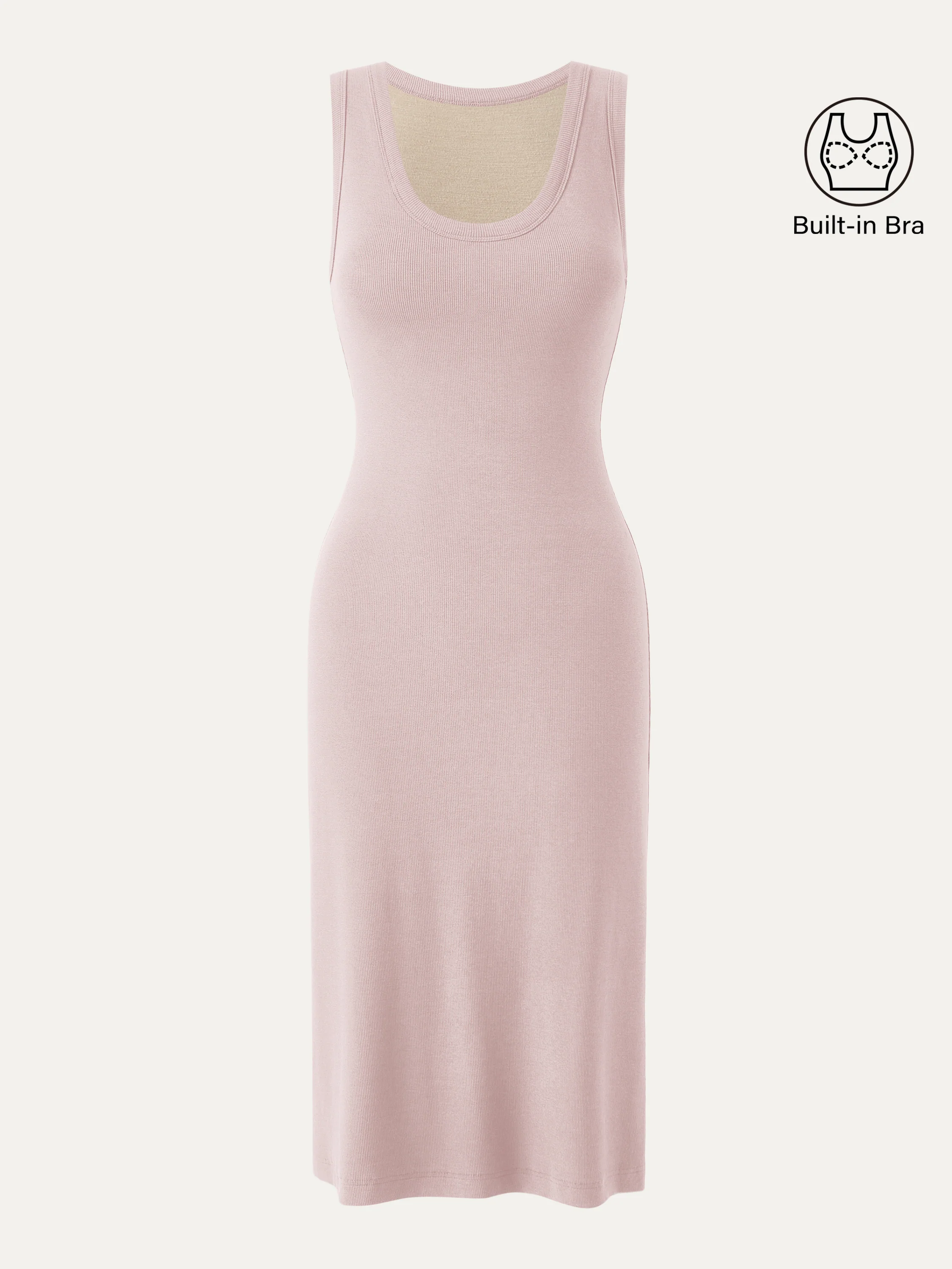 Scoop Neck New Airy Brami Tank Dress