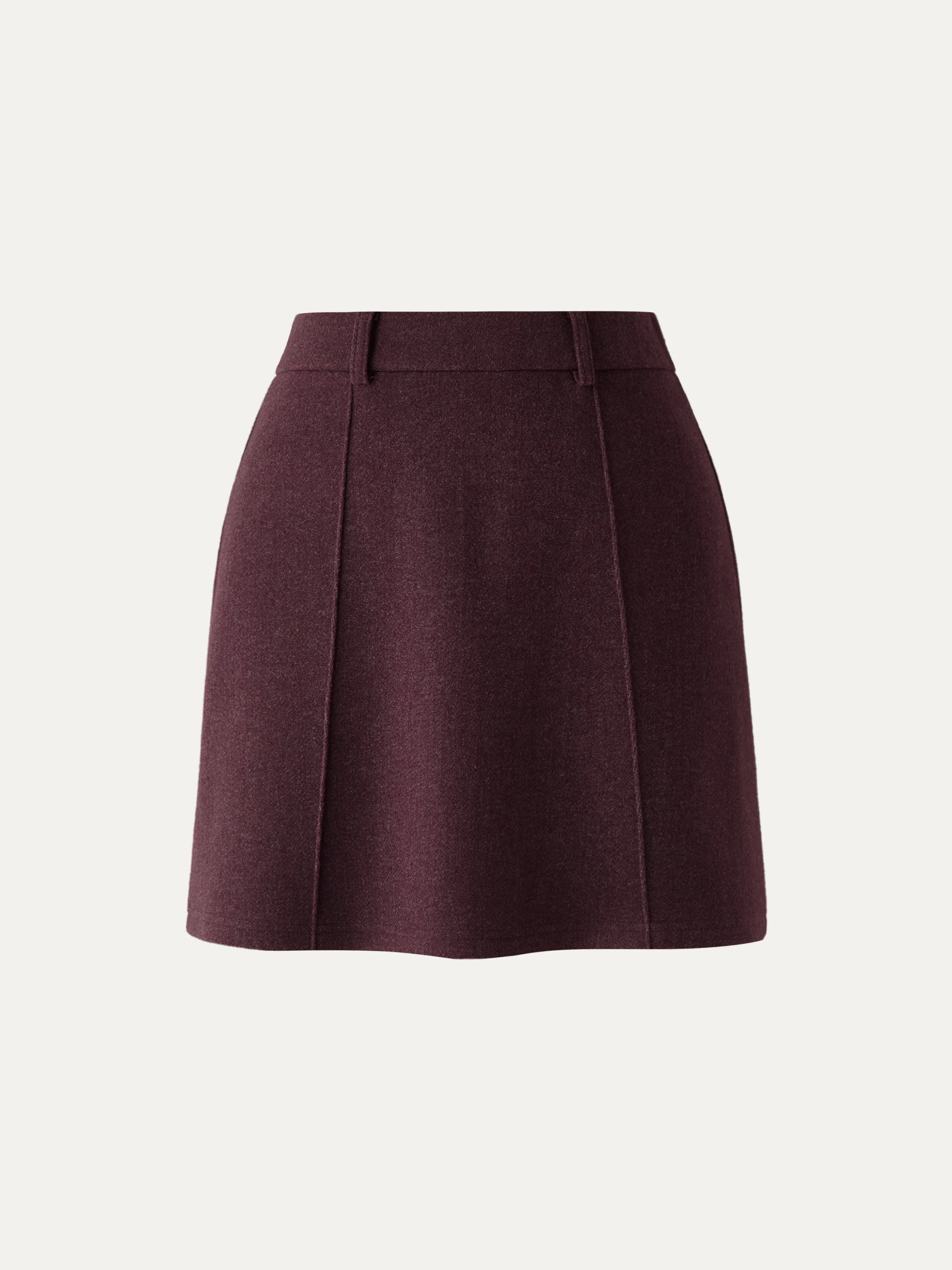 High-Waisted A-Line Mini Skirt