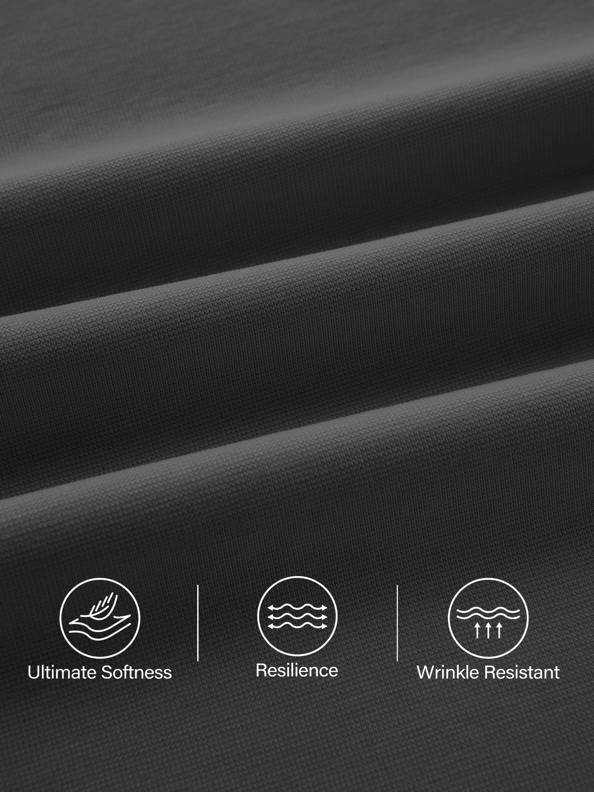 Wrinkle-Resistant Mid Rise Wide Leg Pants with Pockets