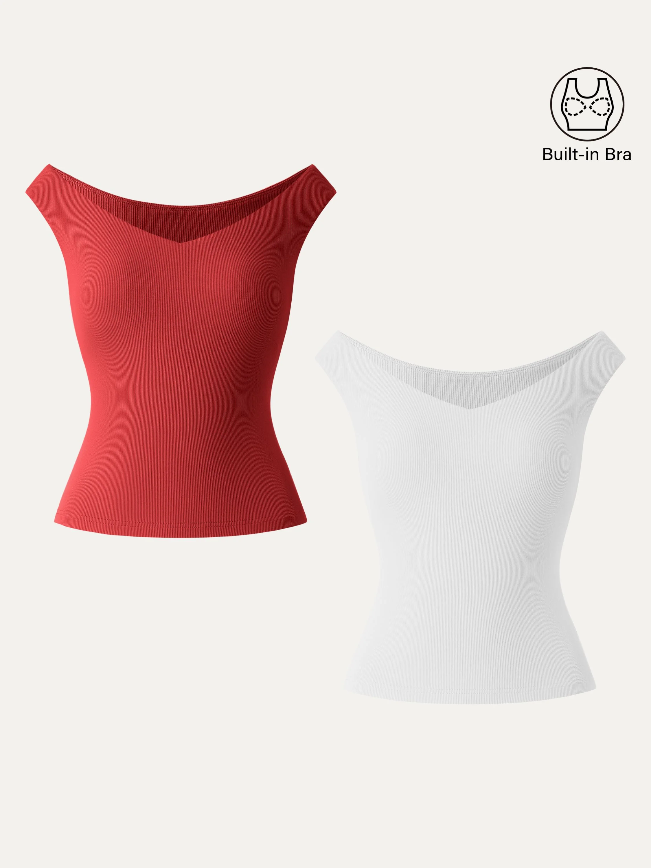 2Pcs Set Essential V-neck New Airy Brami