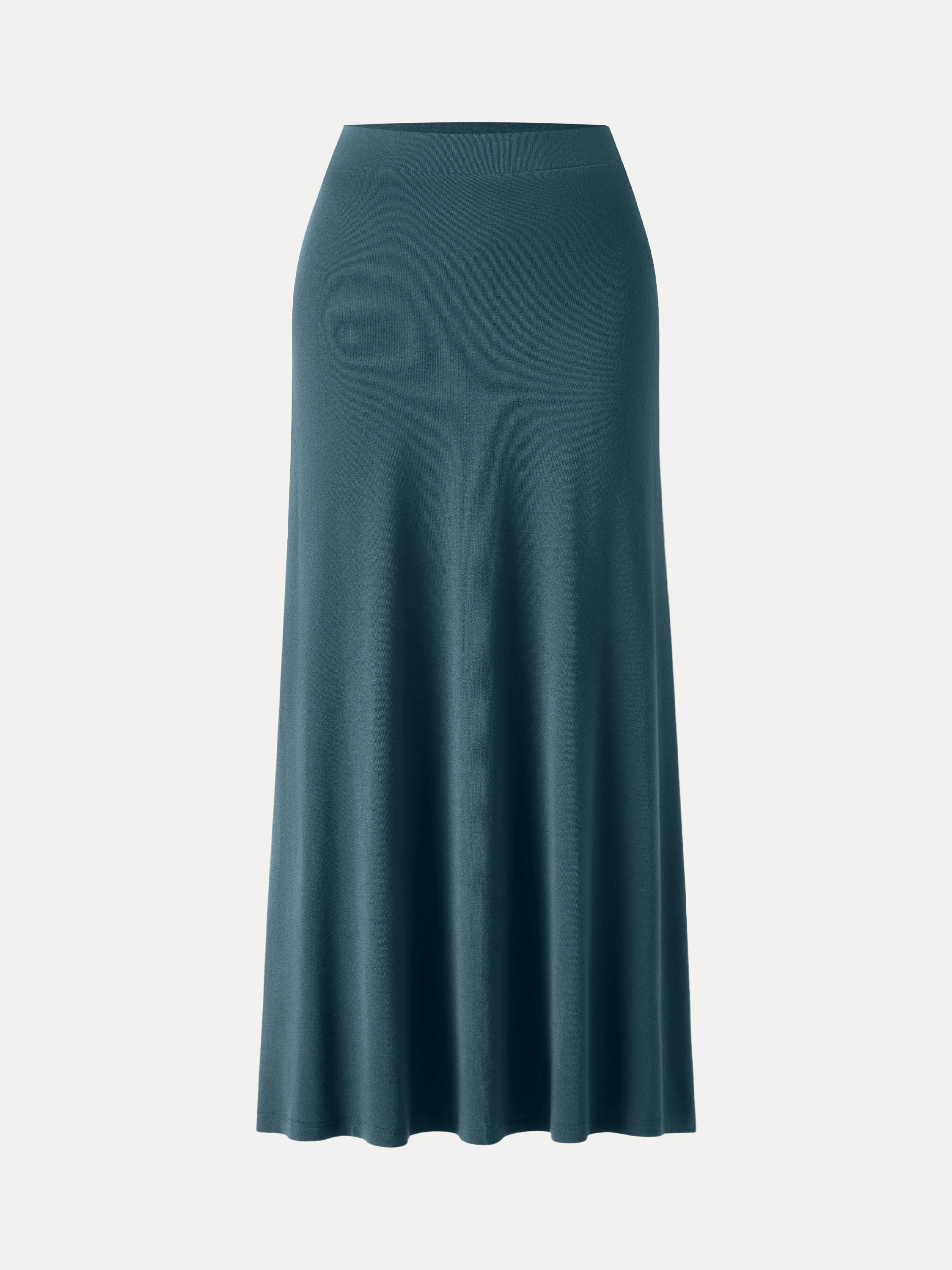Light Warm Pull-on Circle Flared Maxi Skirt