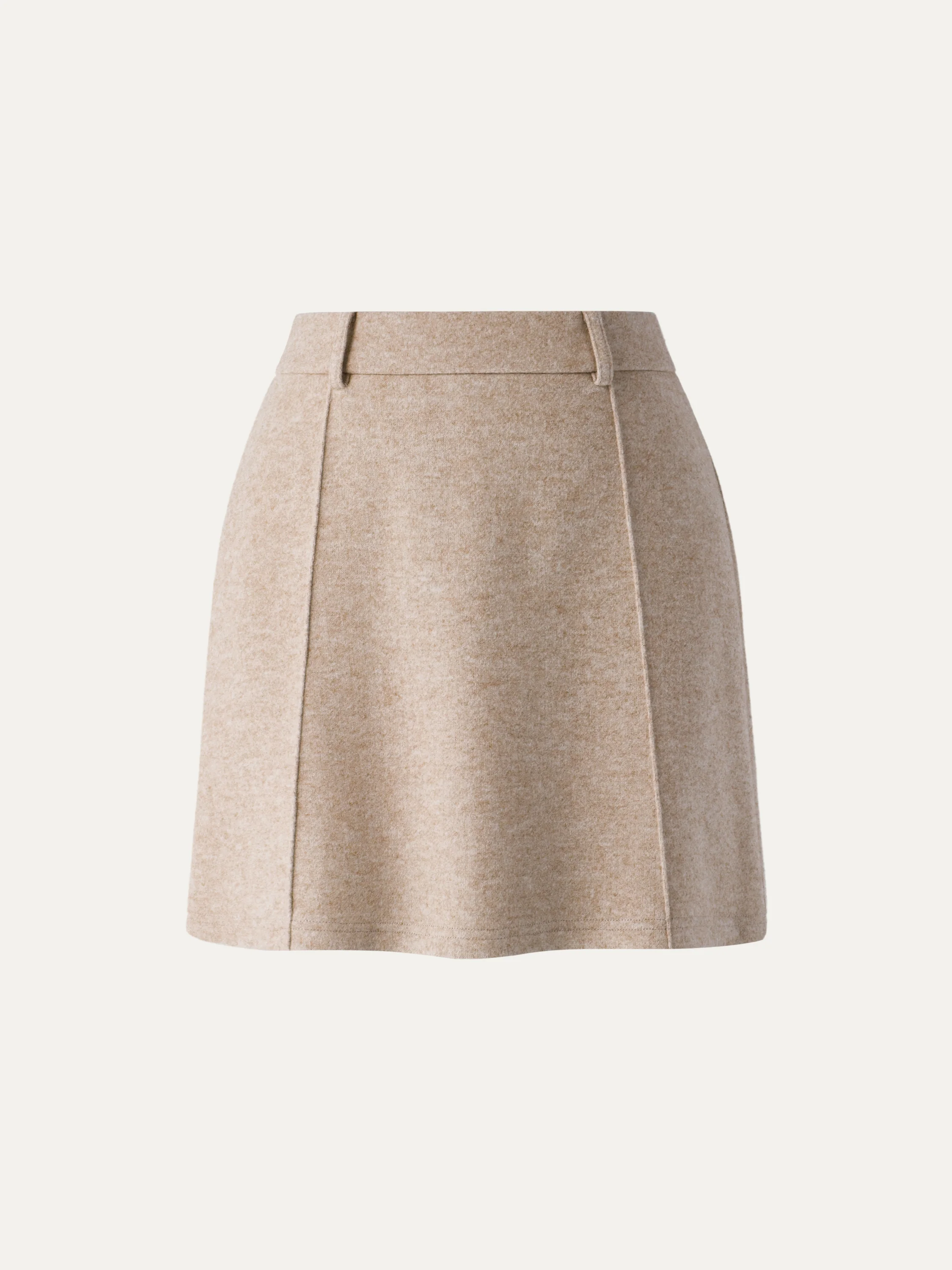 High-Waisted A-Line Mini Skirt
