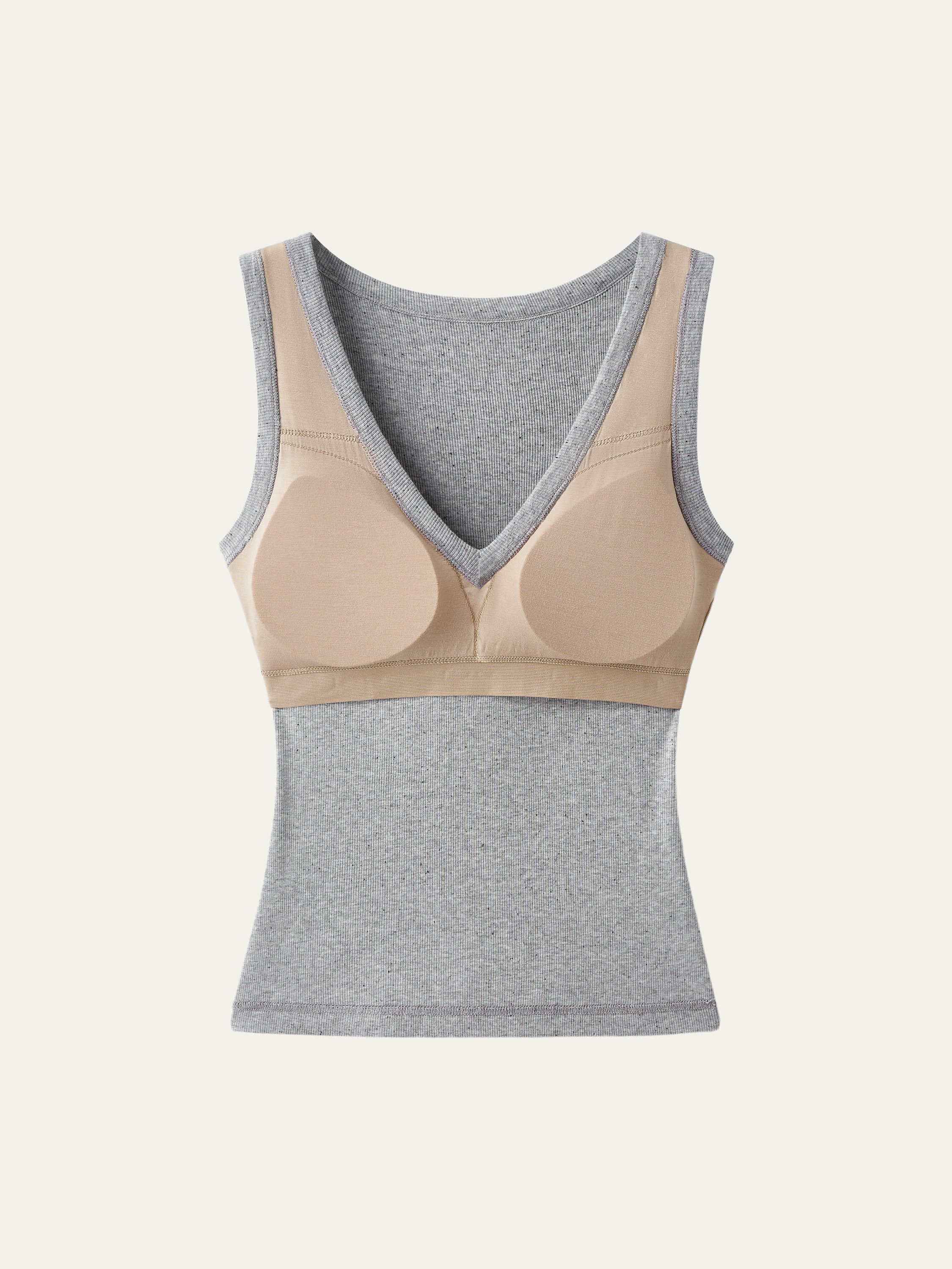 2Pcs Set Stretchy V-neck Cotton New Airy Brami Tank