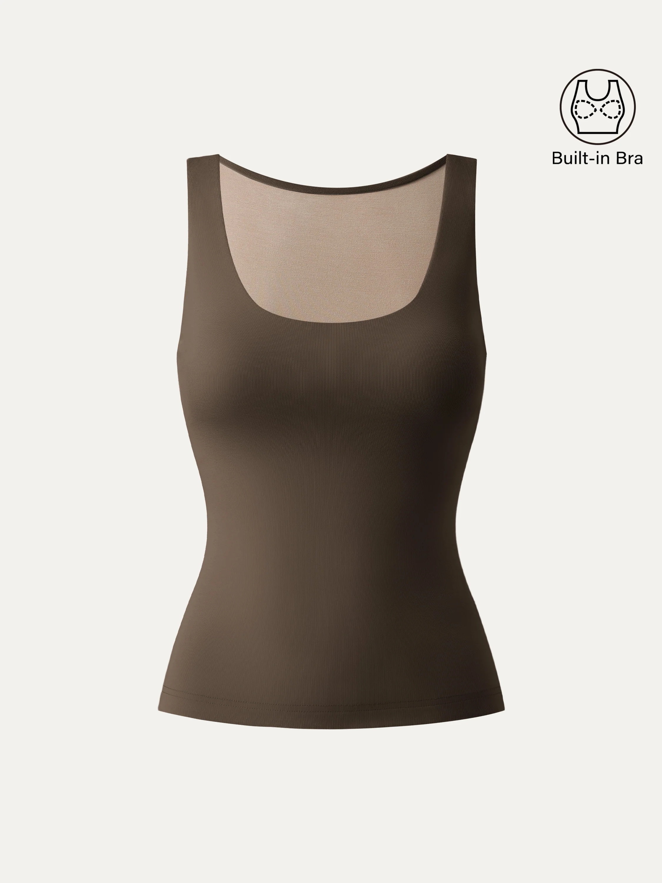U-neck Breathable Bra Tank