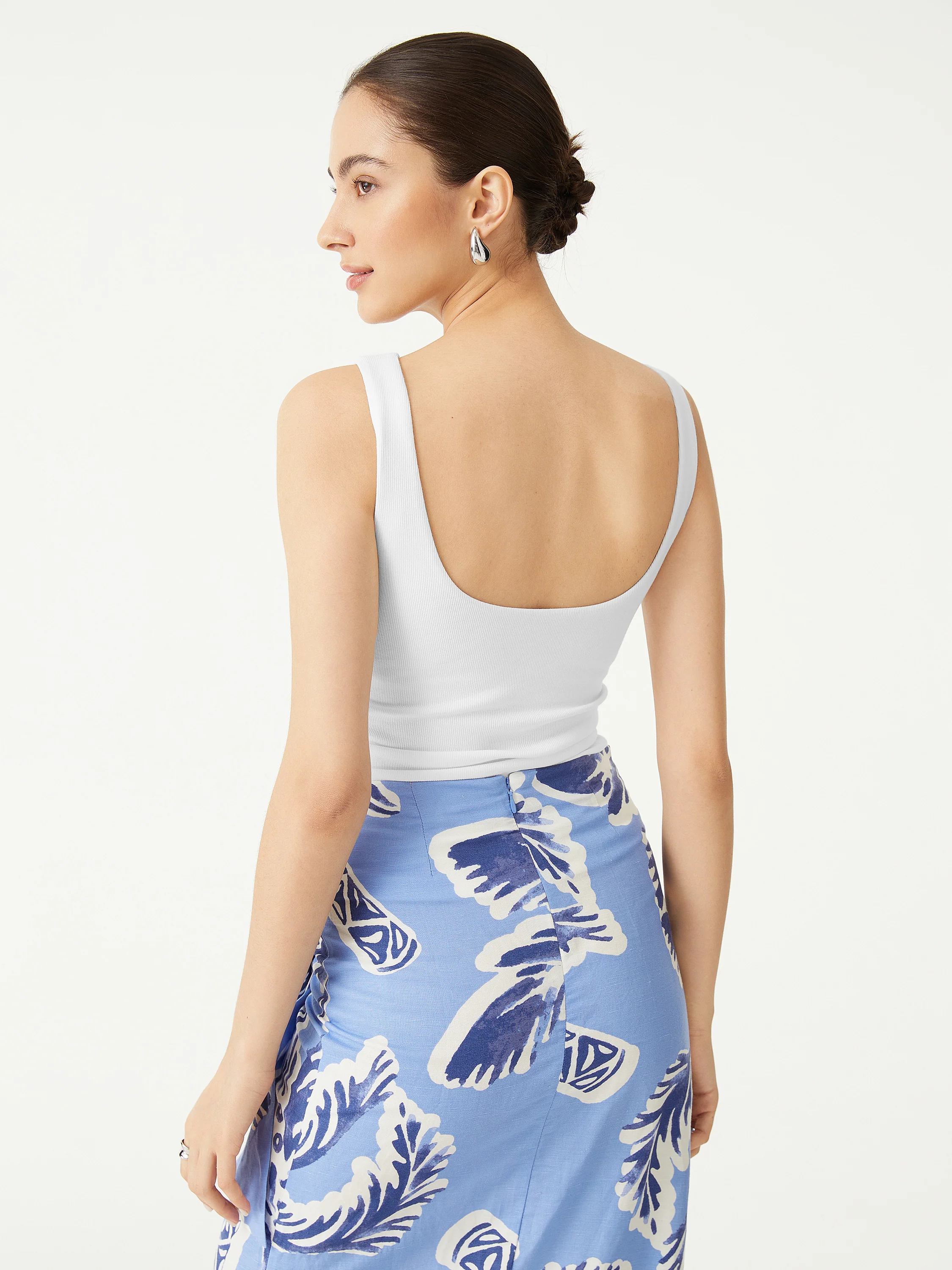 Elastic Open Back Brami Tank