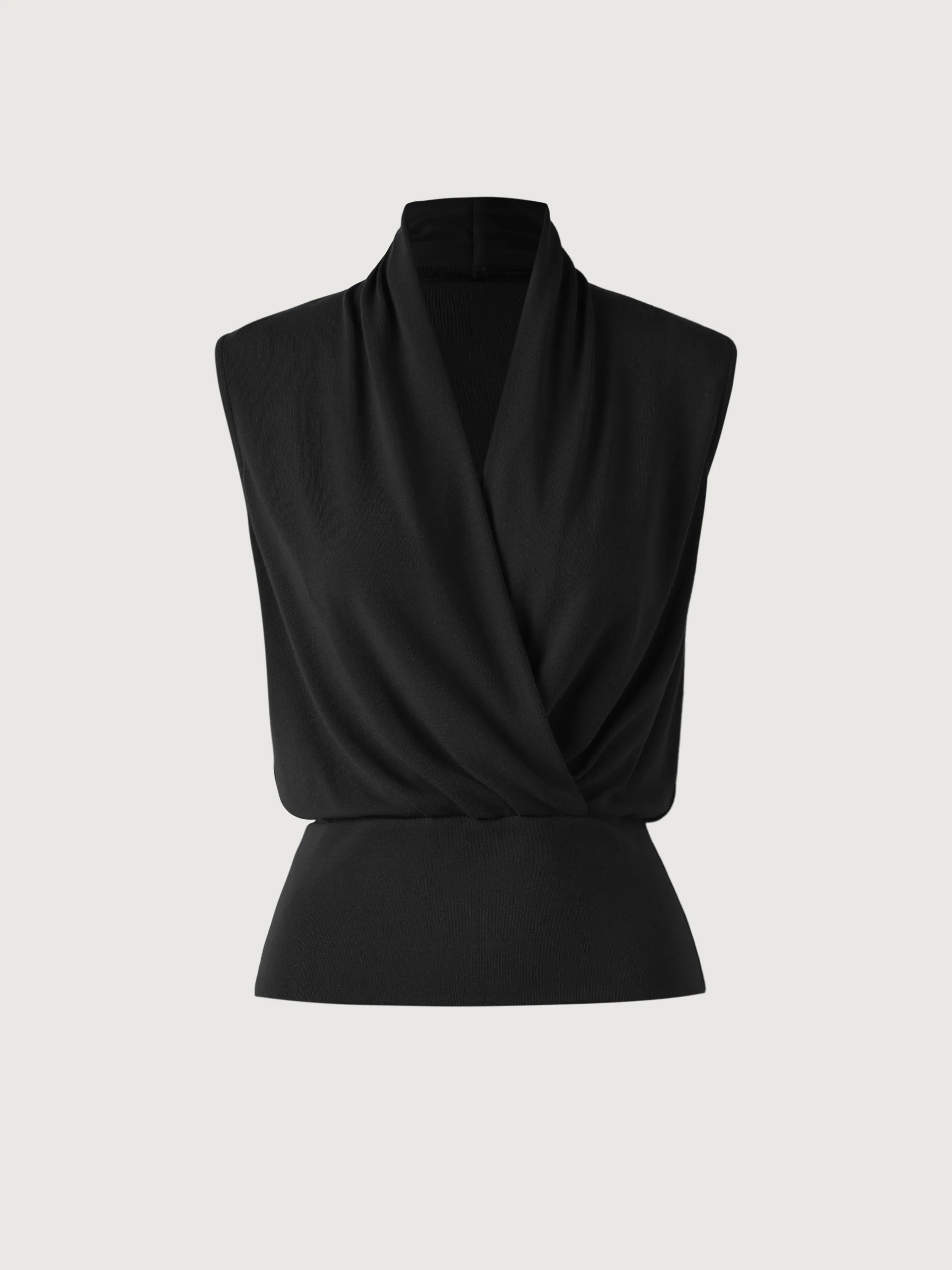 Surplice Wrap Tank Top