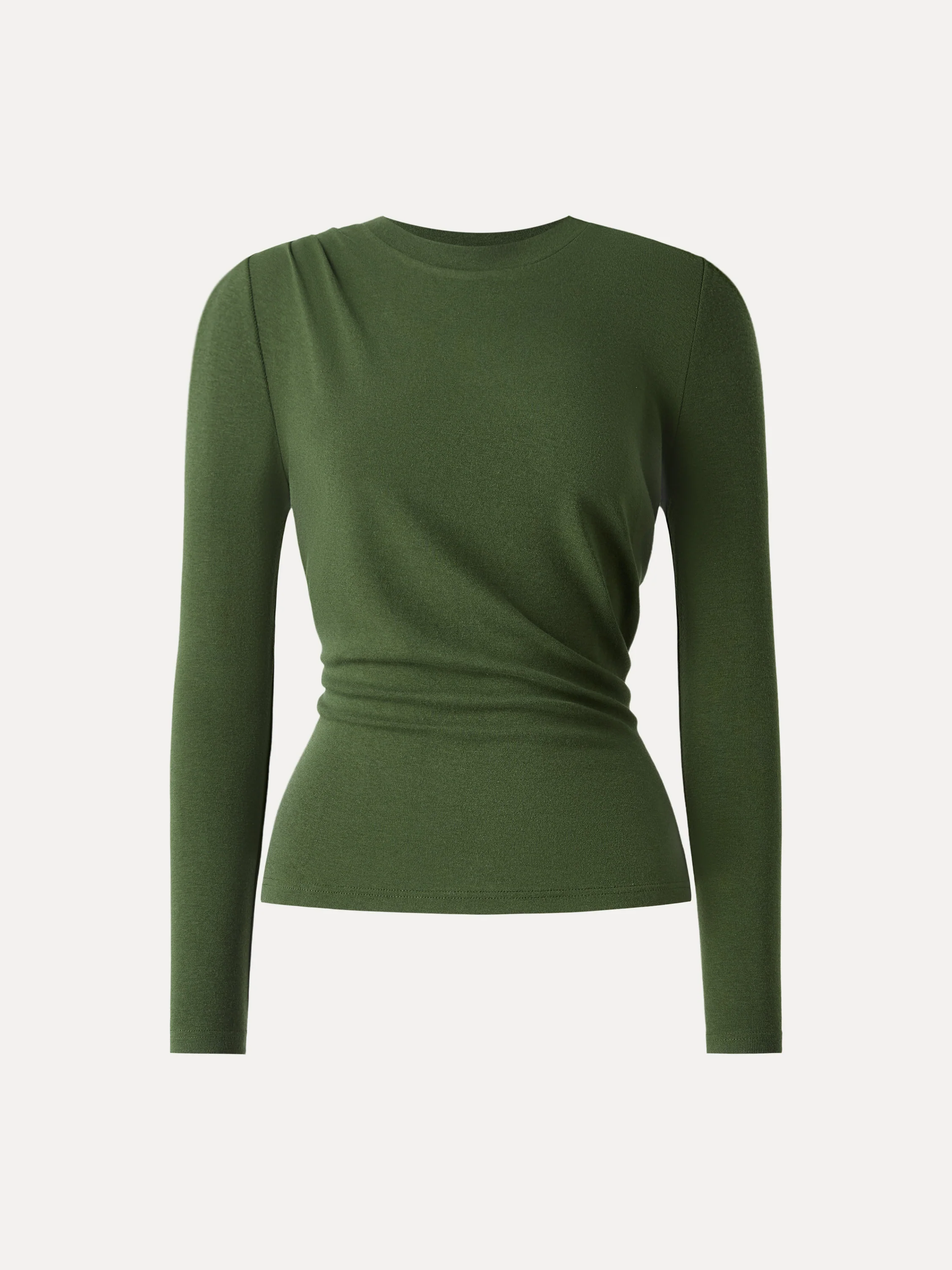 Warm Light Crewneck Tucked Top