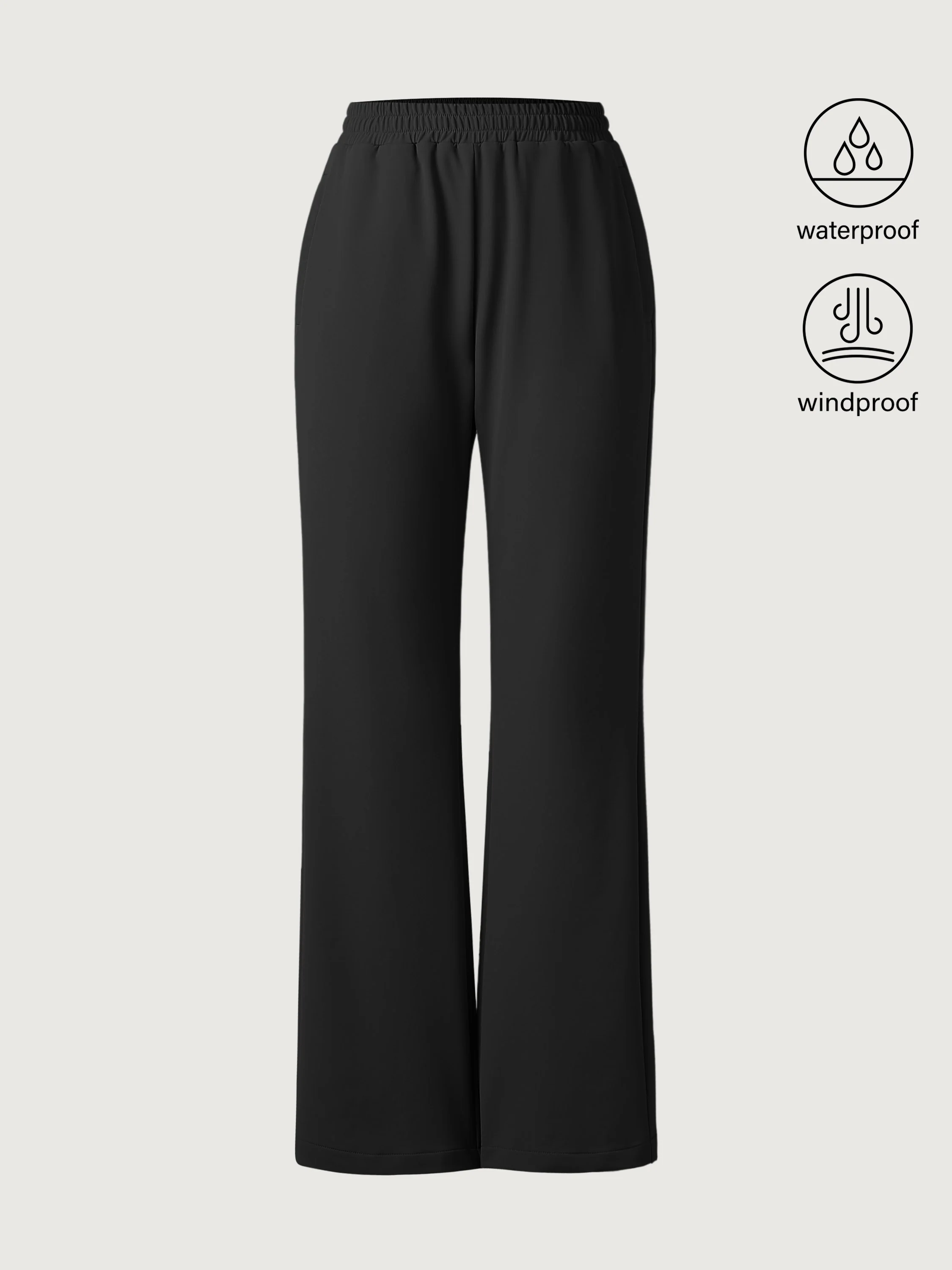 Mid Rise Waterproof Fleece-Lined Trousers