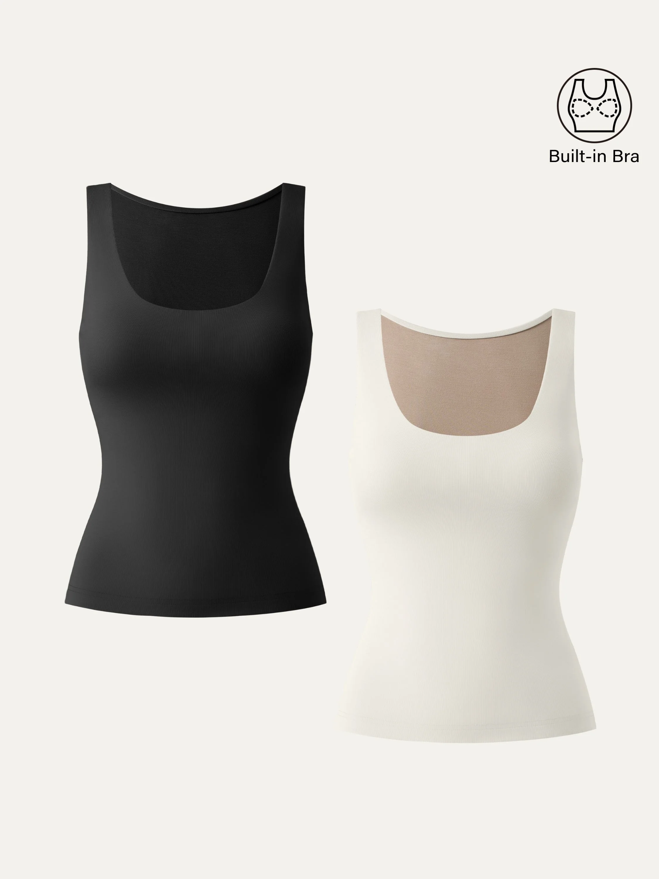 U-neck Breathable Bra Tank