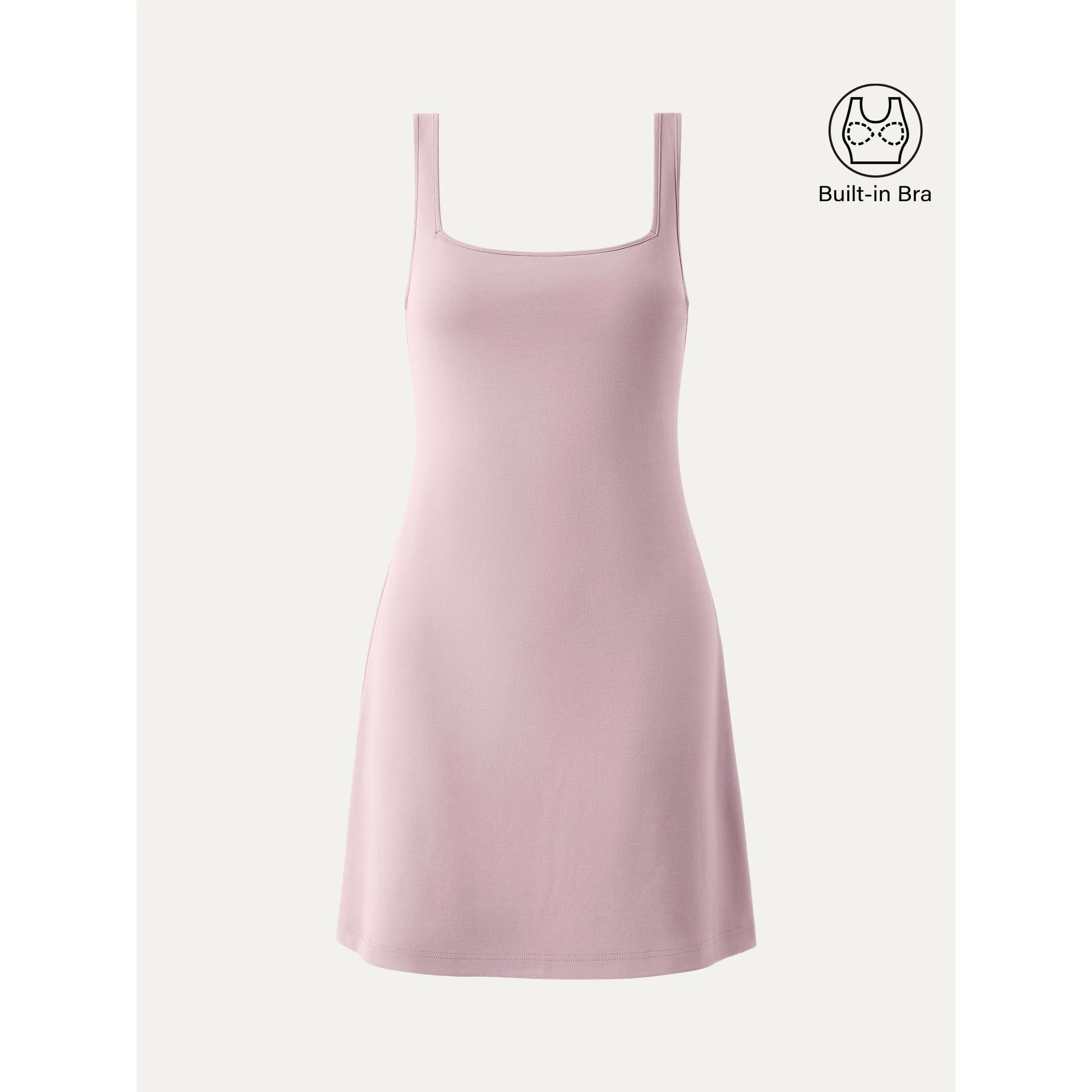 Everyday Square Neck New Airy Brami Dress