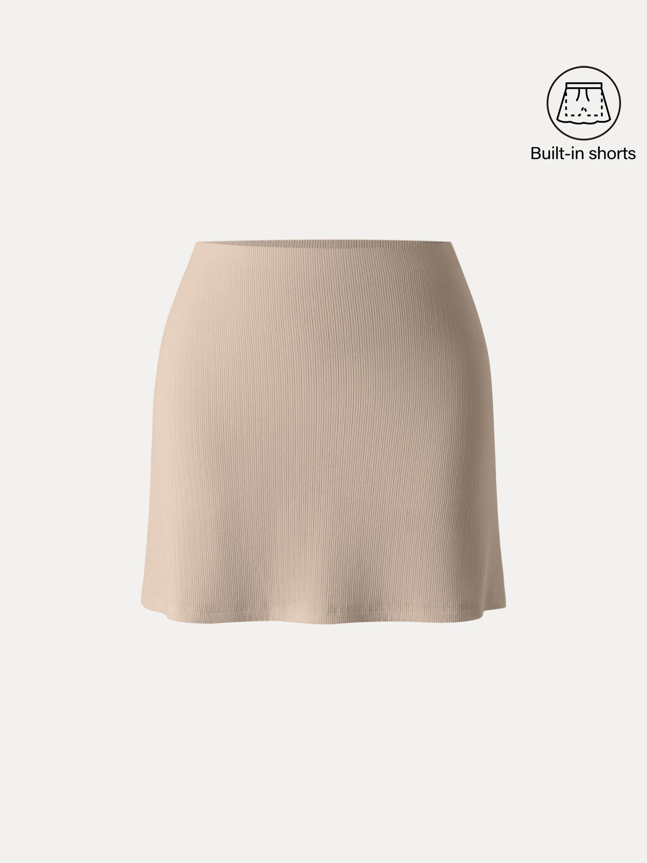 Mini Skirt with Built-in Shorts