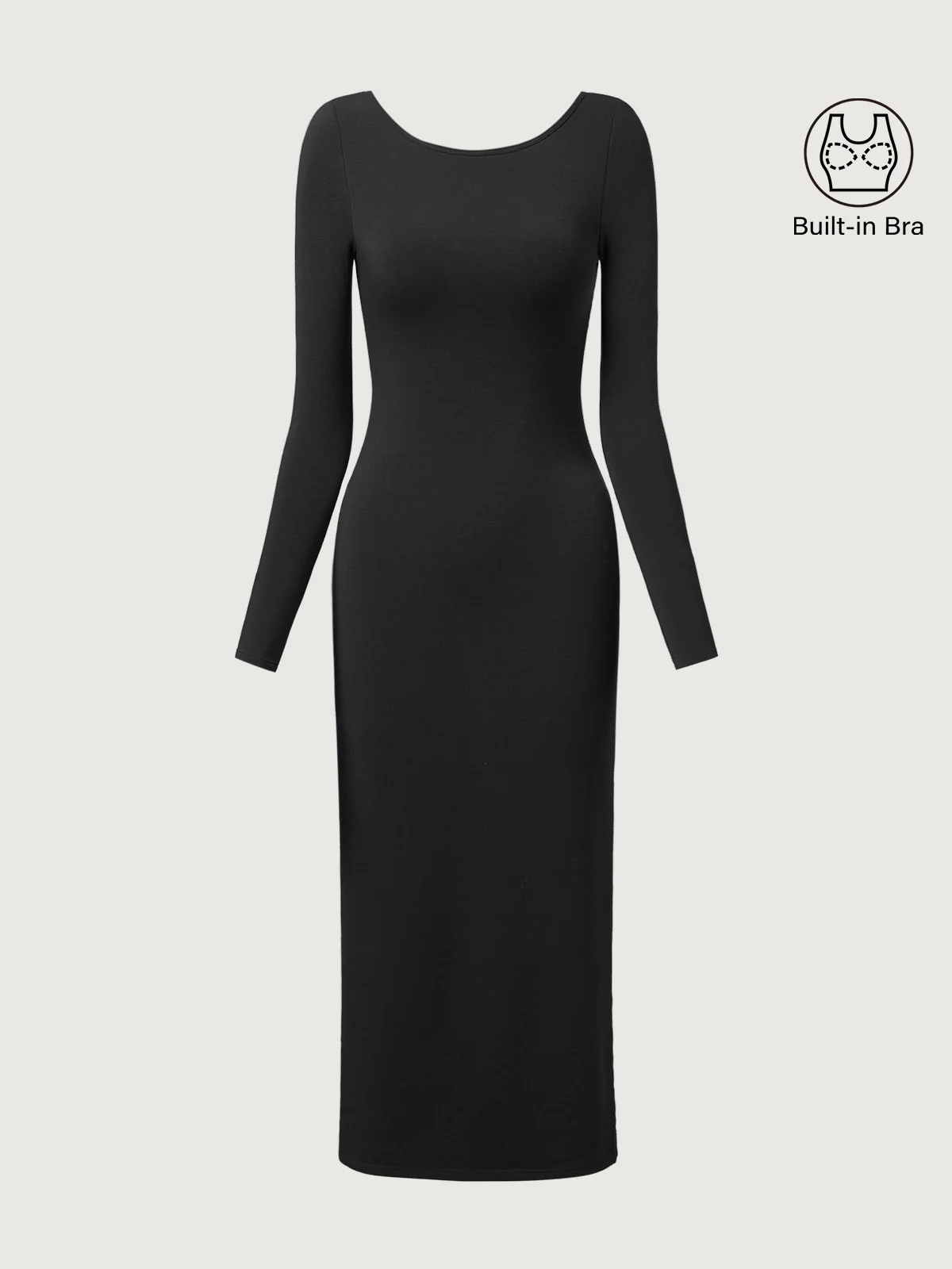 Open Back Mid-length Dress