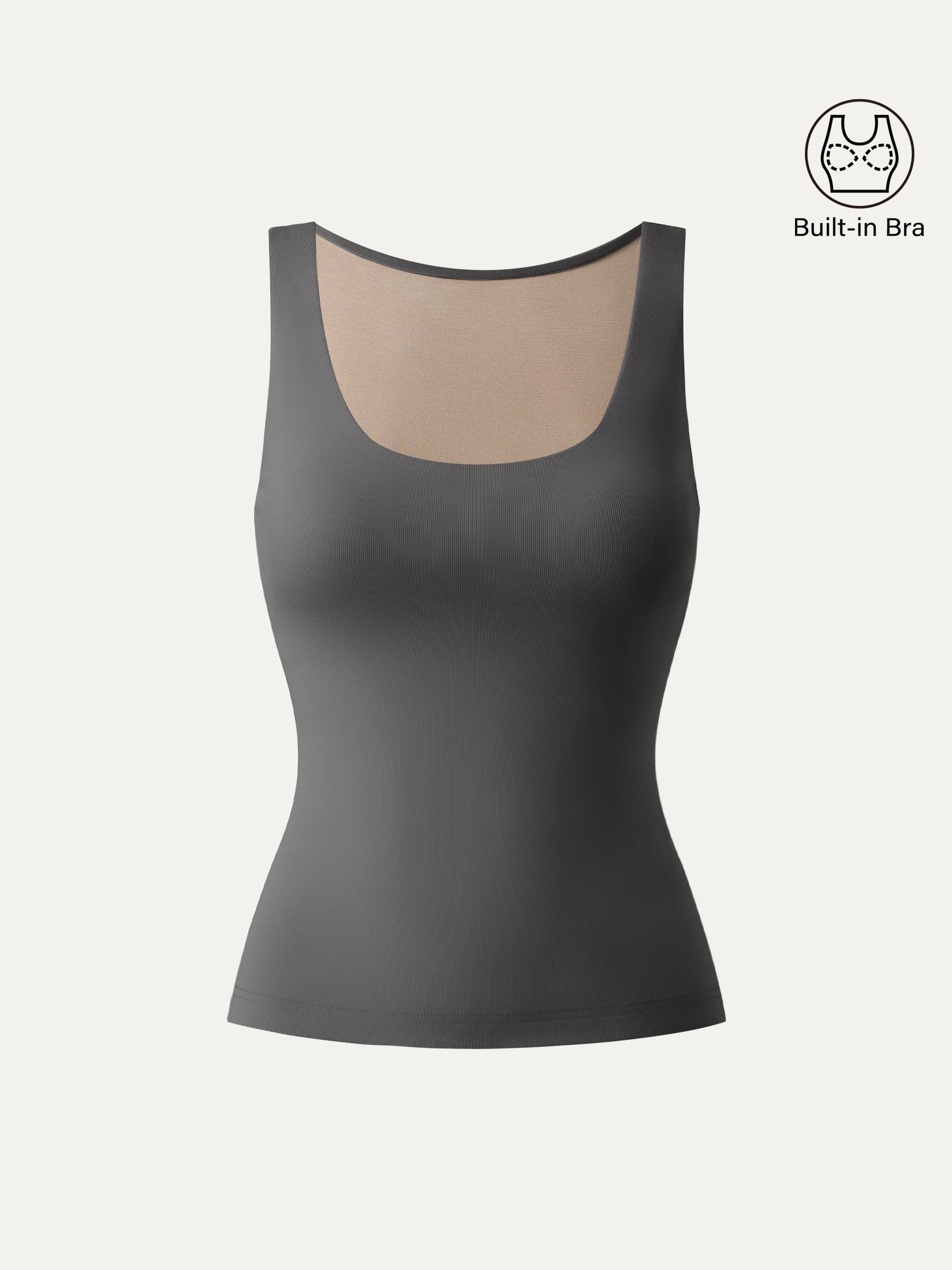 U-neck Breathable Bra Tank