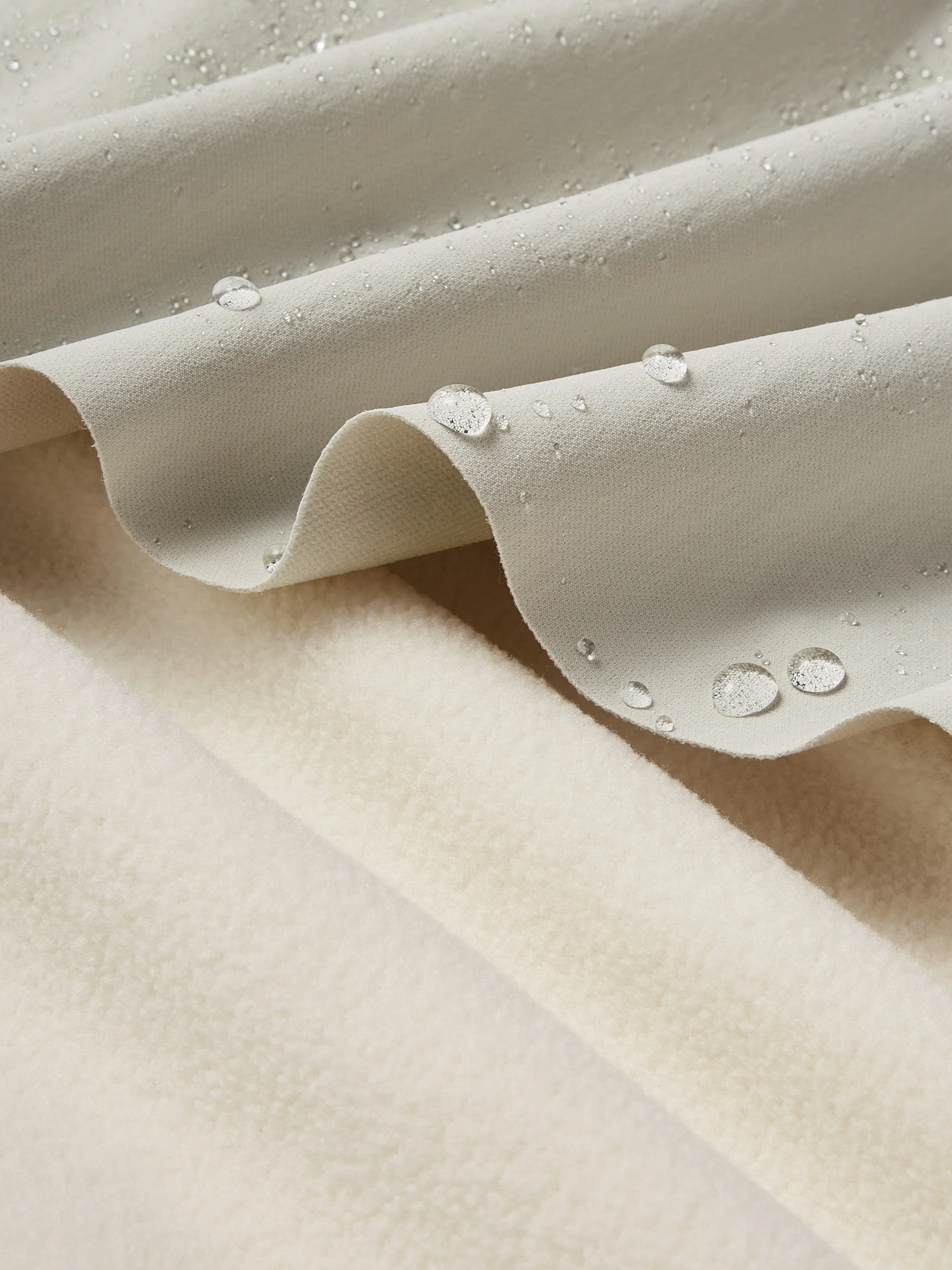 Waterproof Fleece-Lined Elastic Waist Trousers