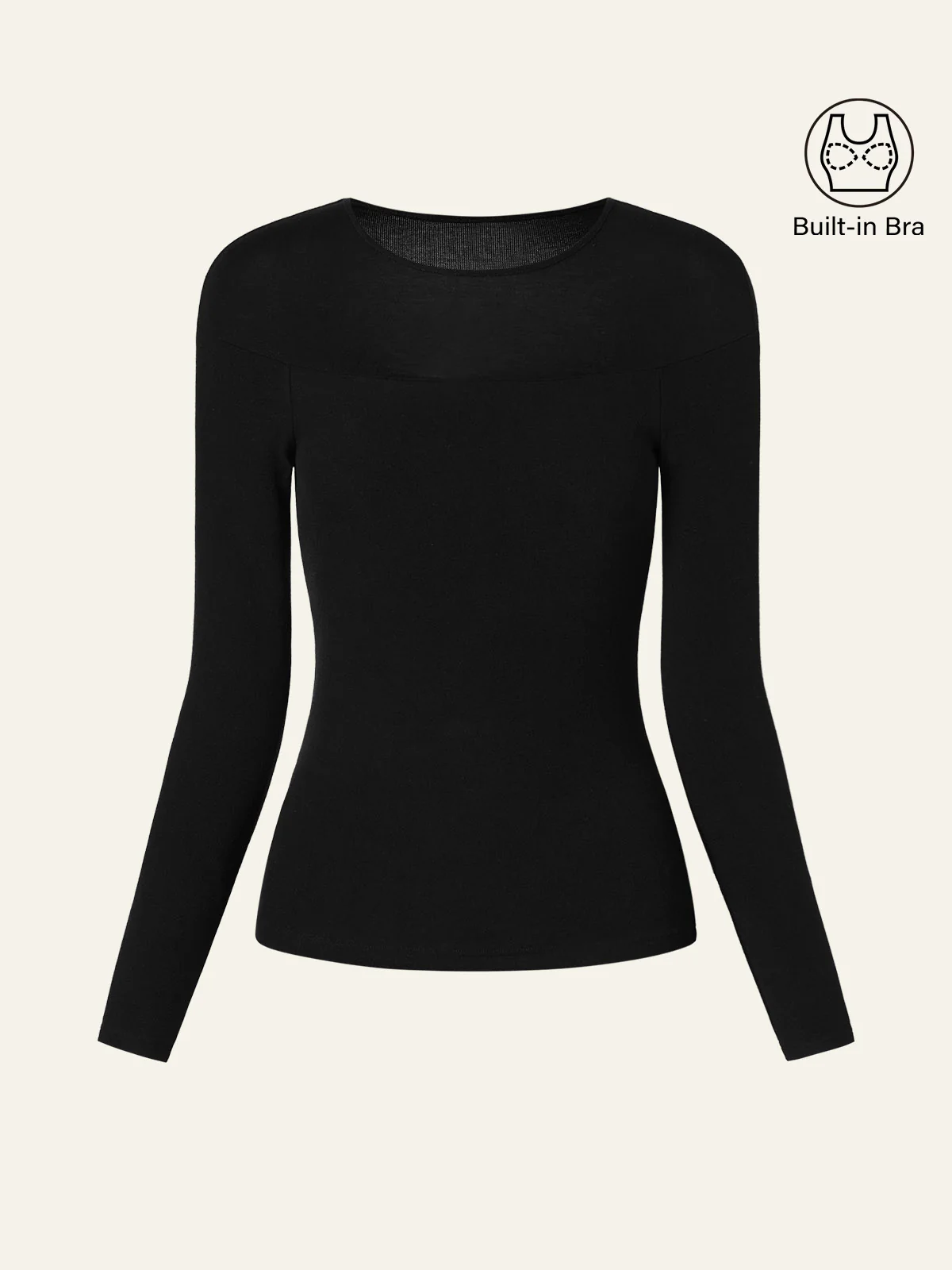 Tencel Wool Sheer Shoulder Crop Top