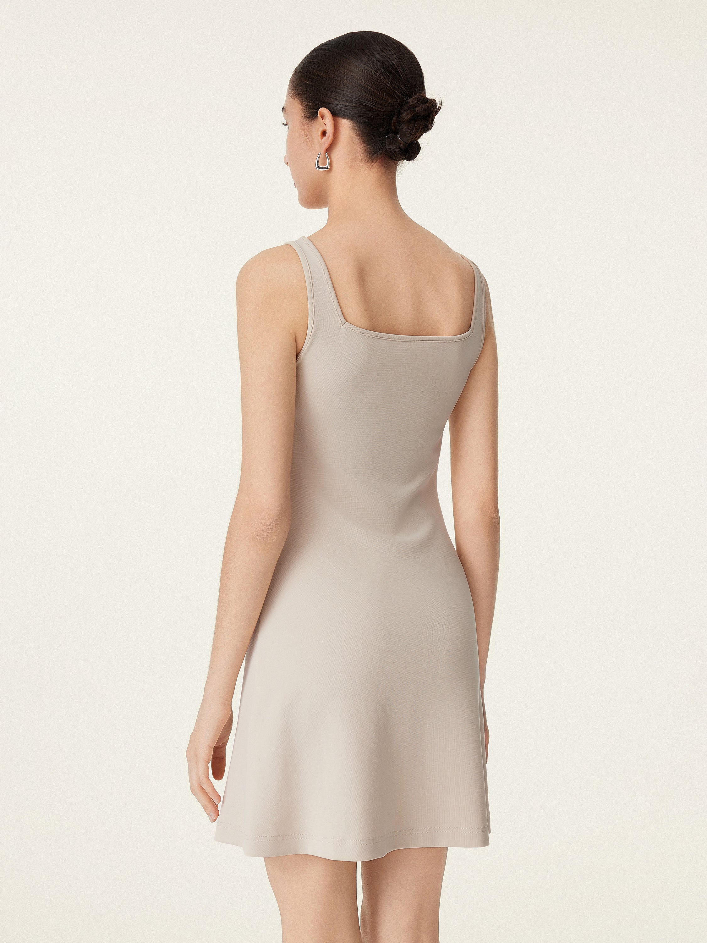 Everyday Square Neck New Airy Brami Dress