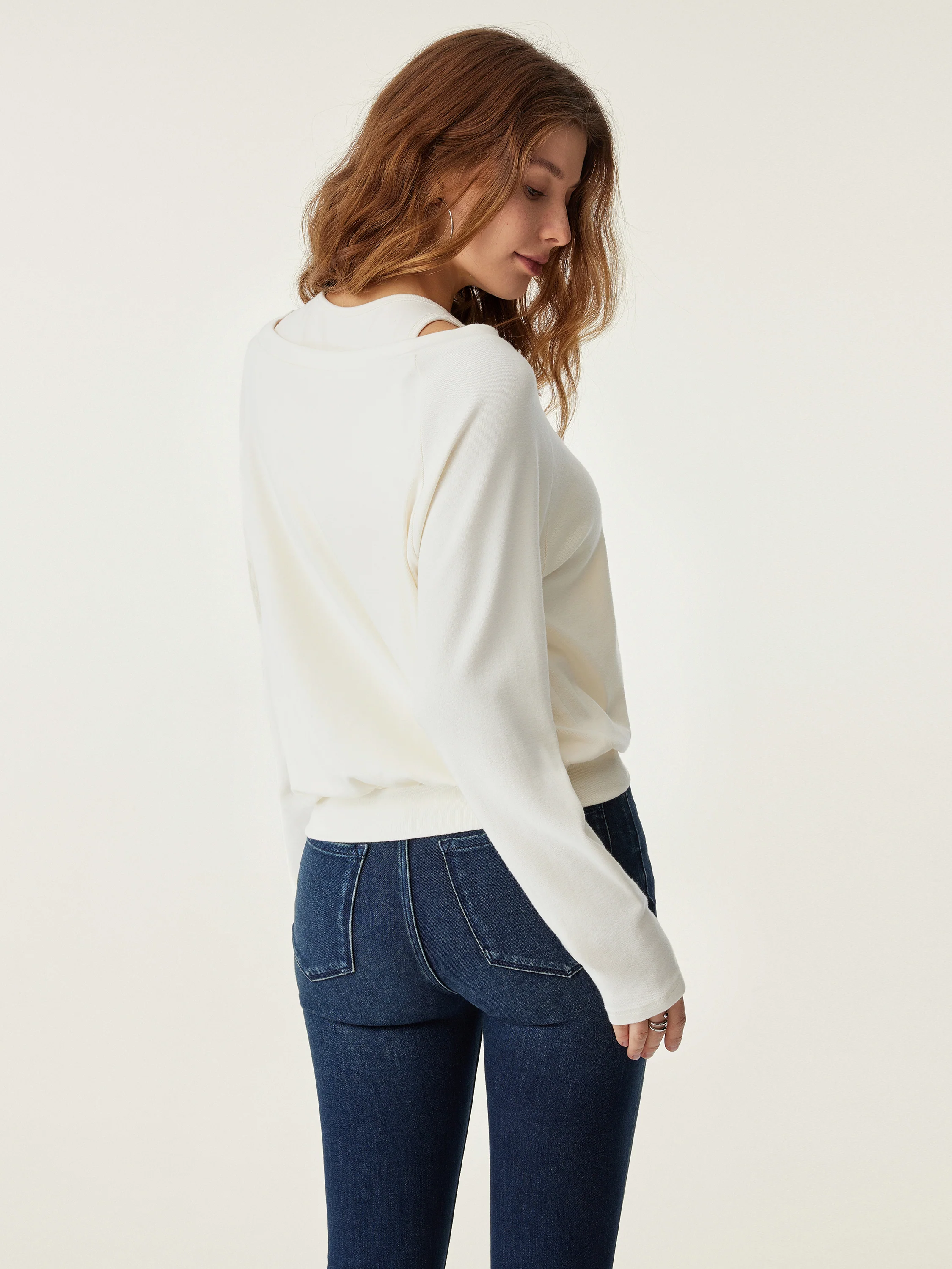 2Pcs Set Multi-Wear Layering Brami Top & High Waisted Straight Leg Pull On Pant