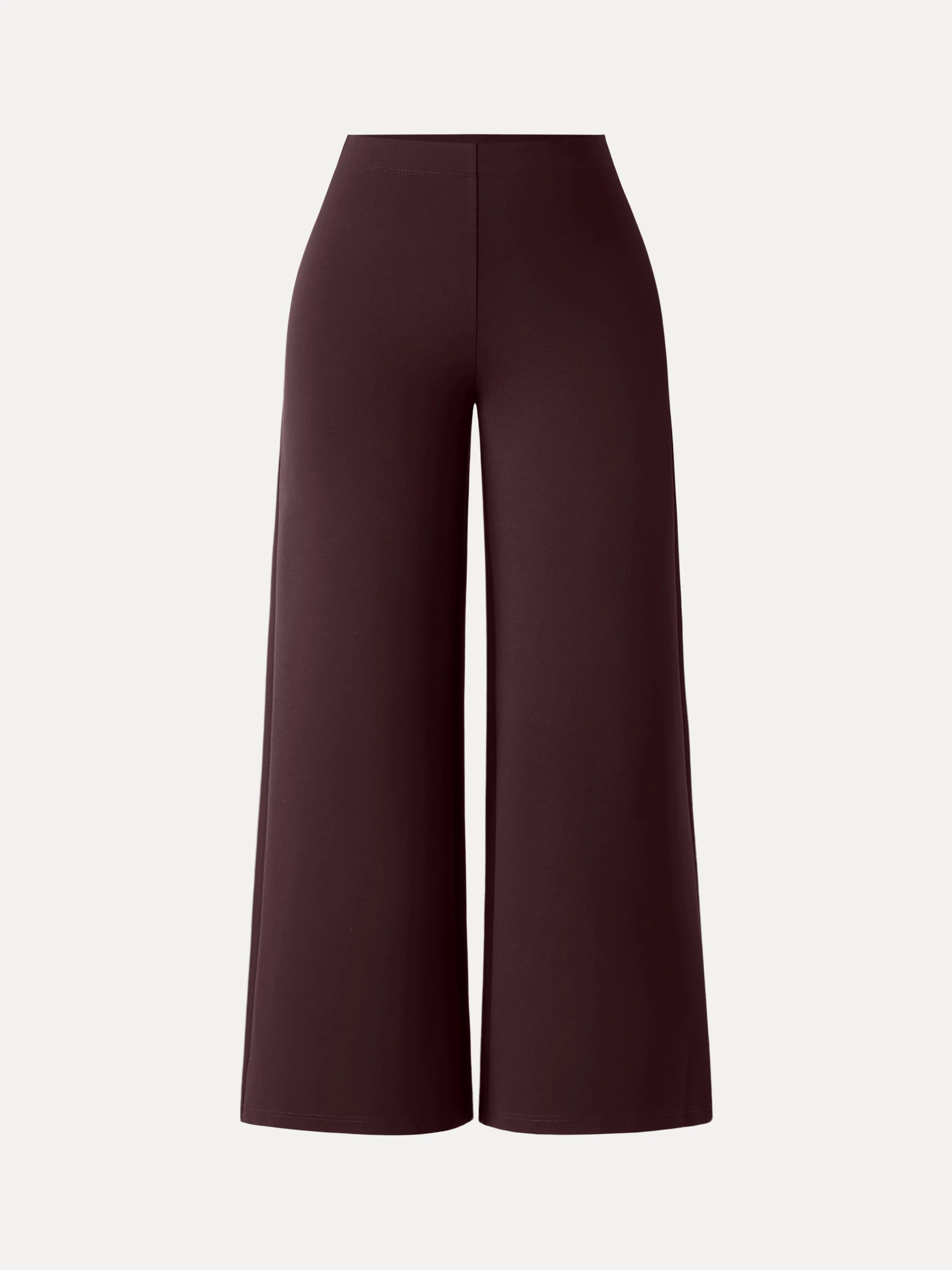 Tummy-Smooth Wide Leg Pull-on Pants with Pockets