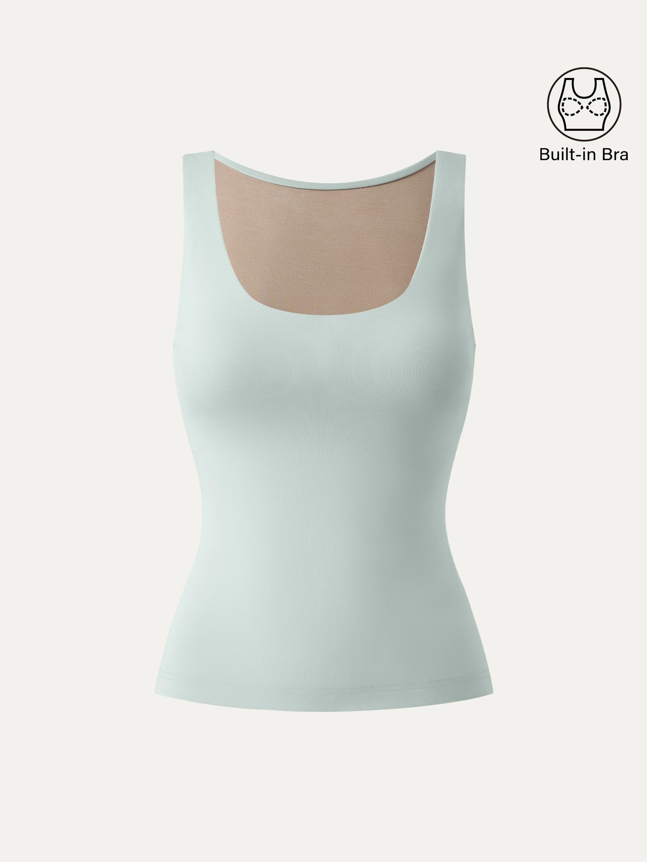U-neck Breathable Bra Tank