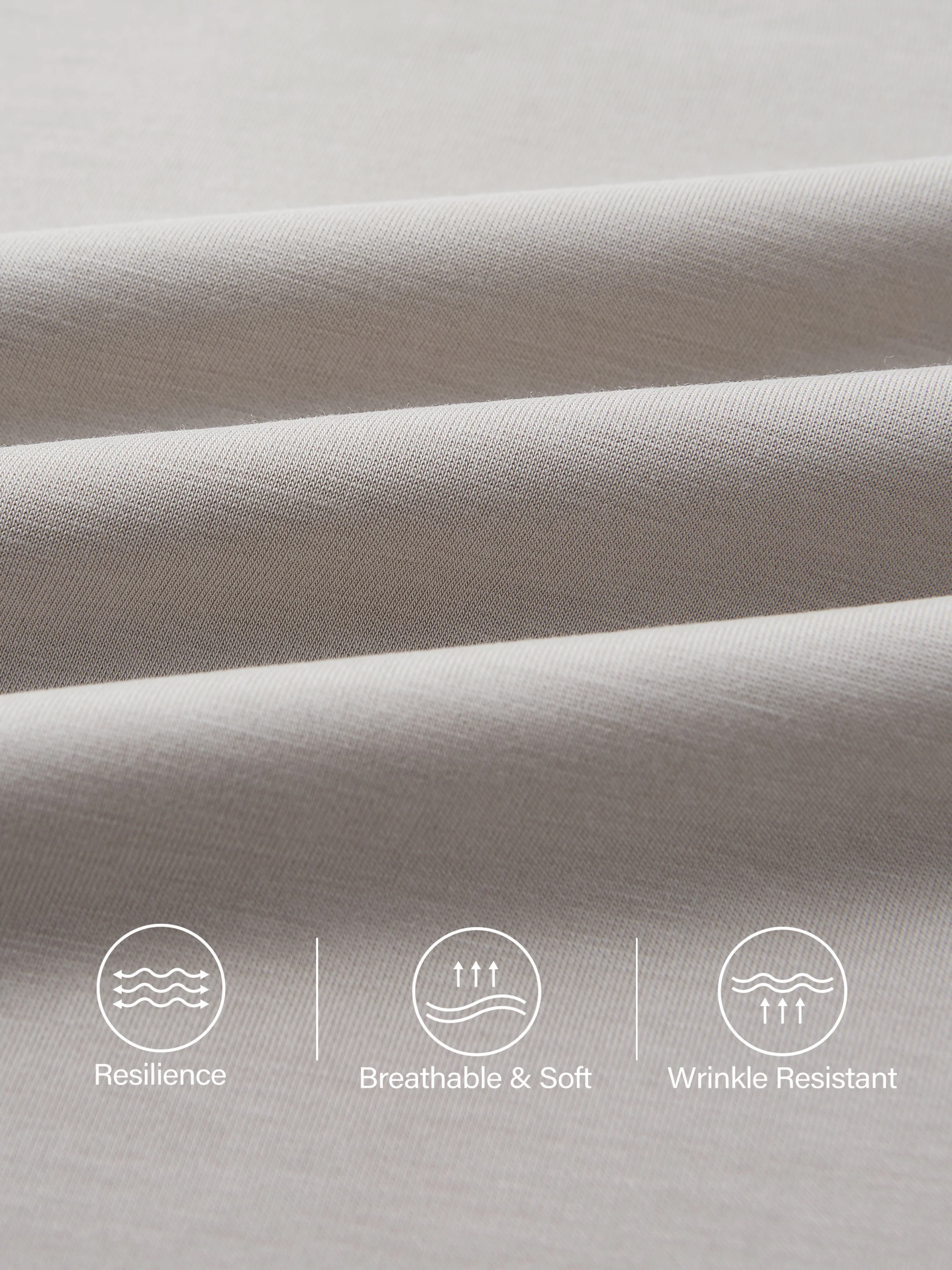 Wrinkle-Resistant Mid Rise Straight Leg Pants with Pockets