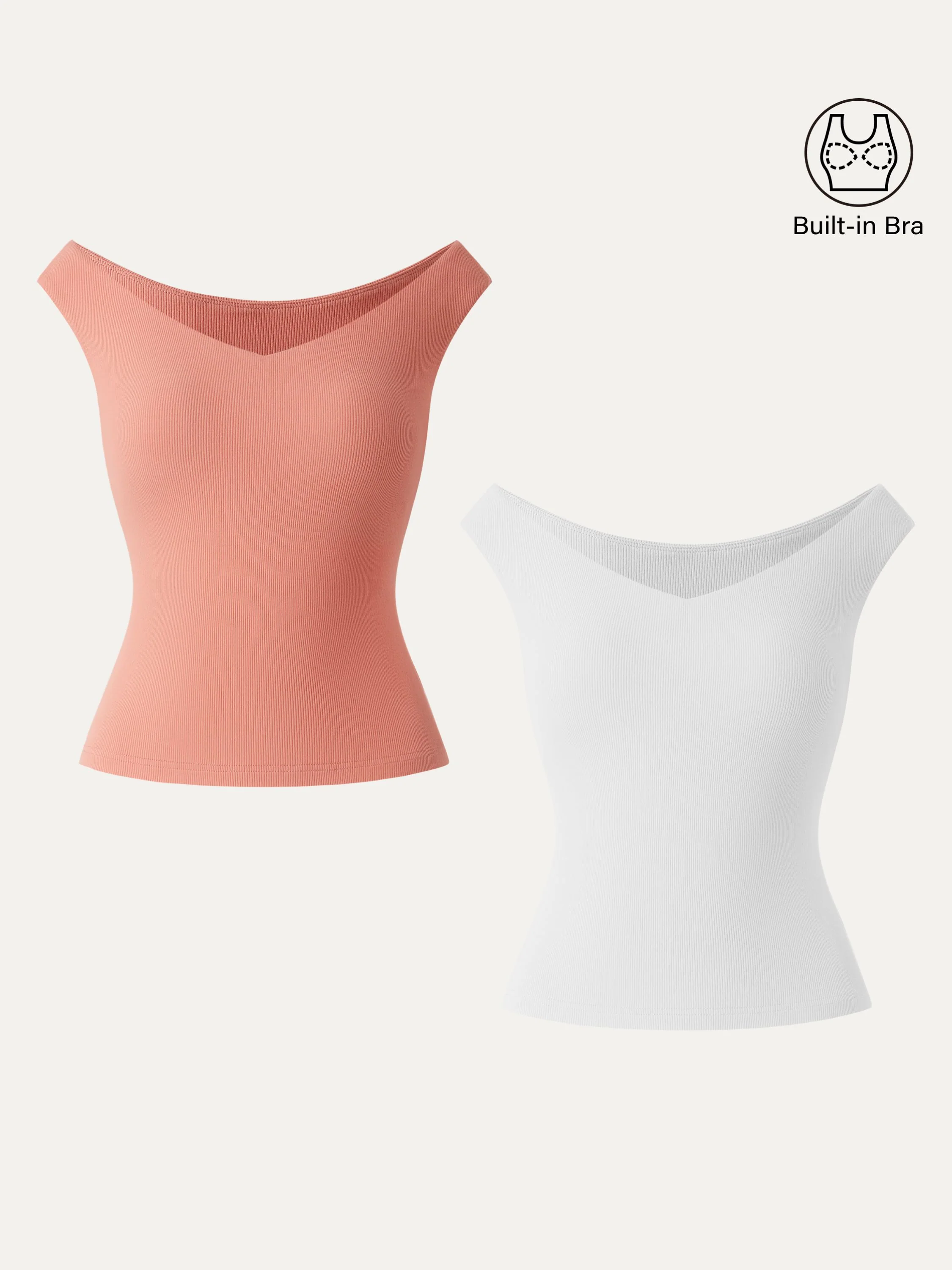 2Pcs Set Essential V-neck New Airy Brami