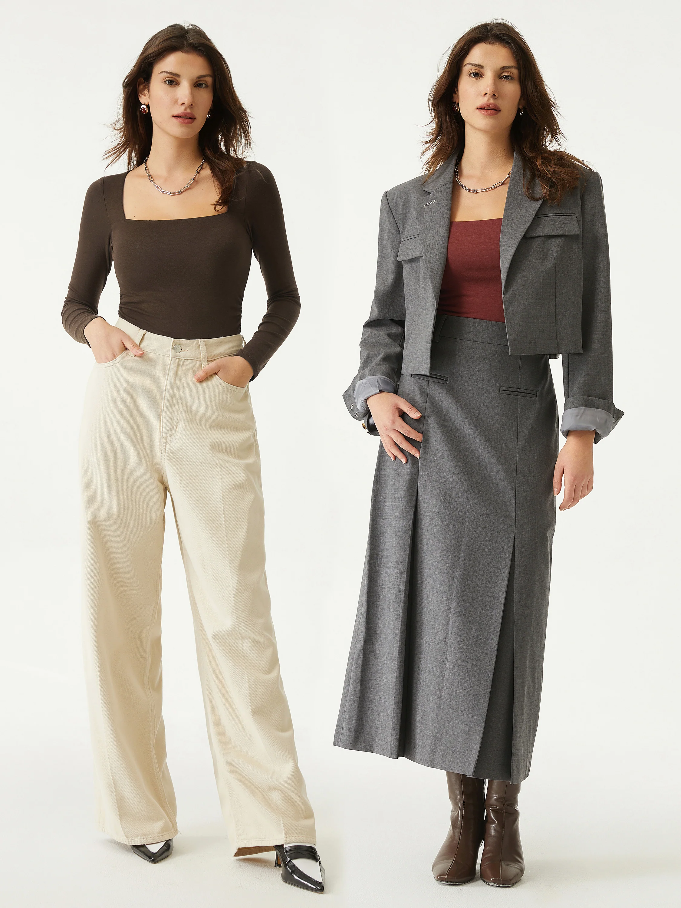 Square Neck Ruched Bra Top