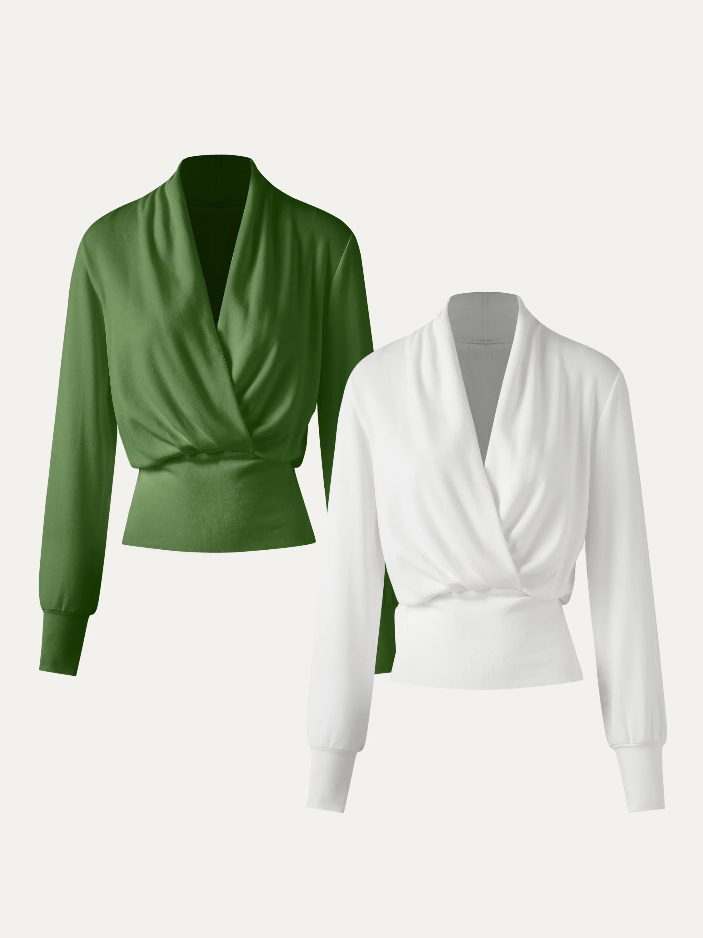 2-Piece Set Wrap-Around Tuckable Top