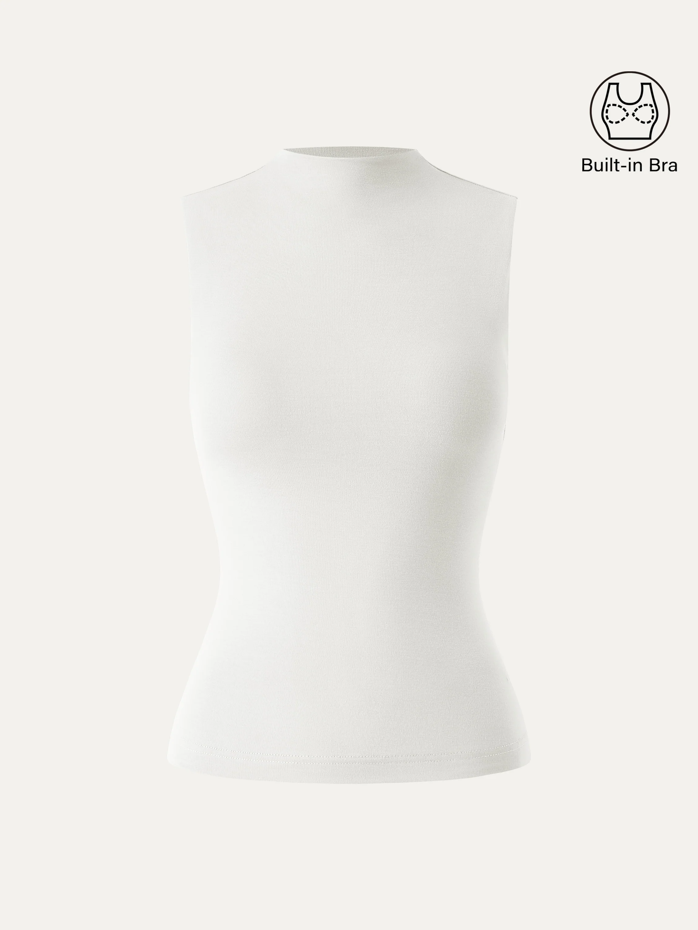 Mockneck Breathable Bra Tank