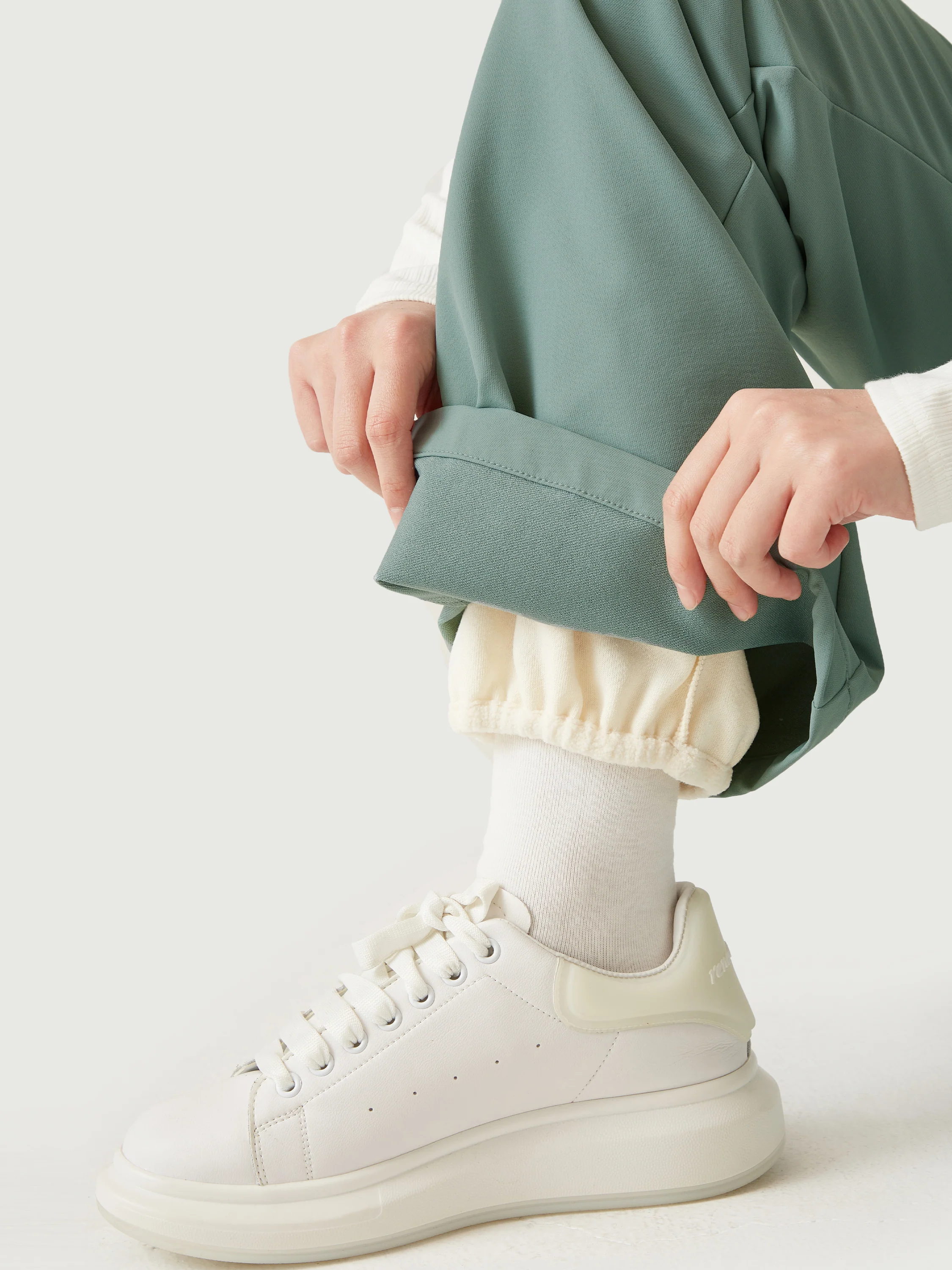 Mid Rise Waterproof Fleece-Lined Trousers