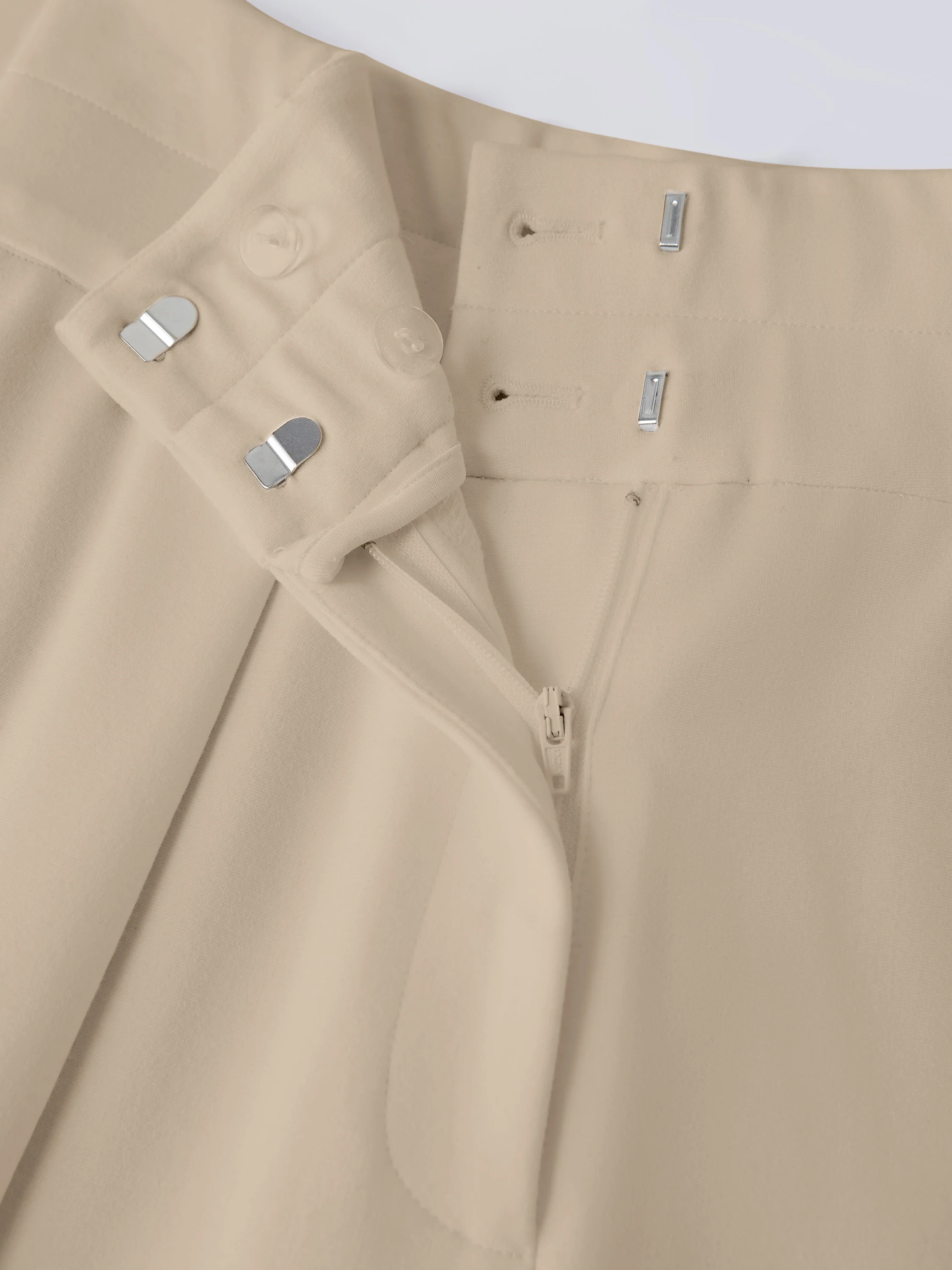 Stretchy High Rise Cropped Wide Leg Pants with Pockets