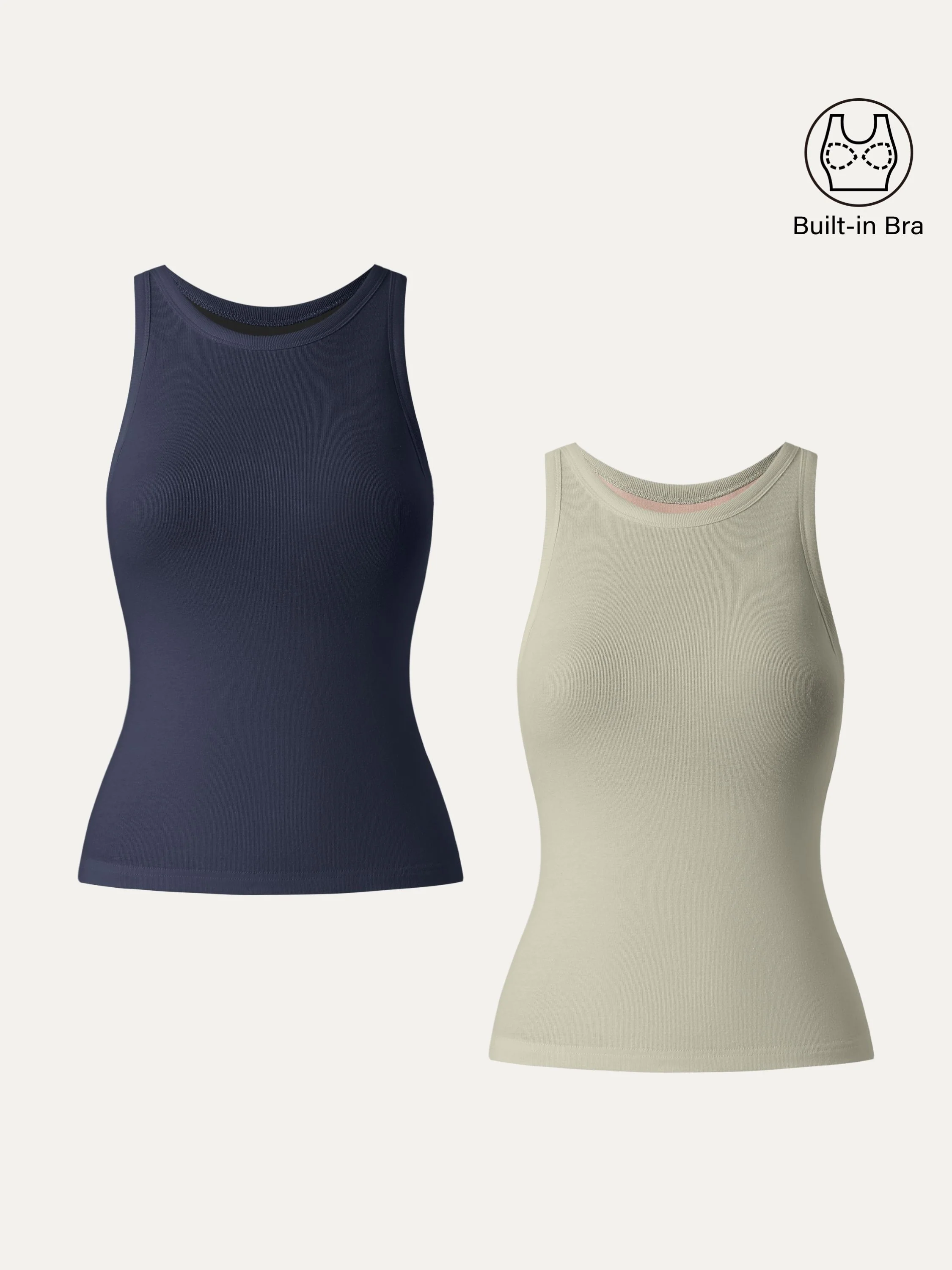 Stretch Linen Luxe Crewneck Airy Brami Tank