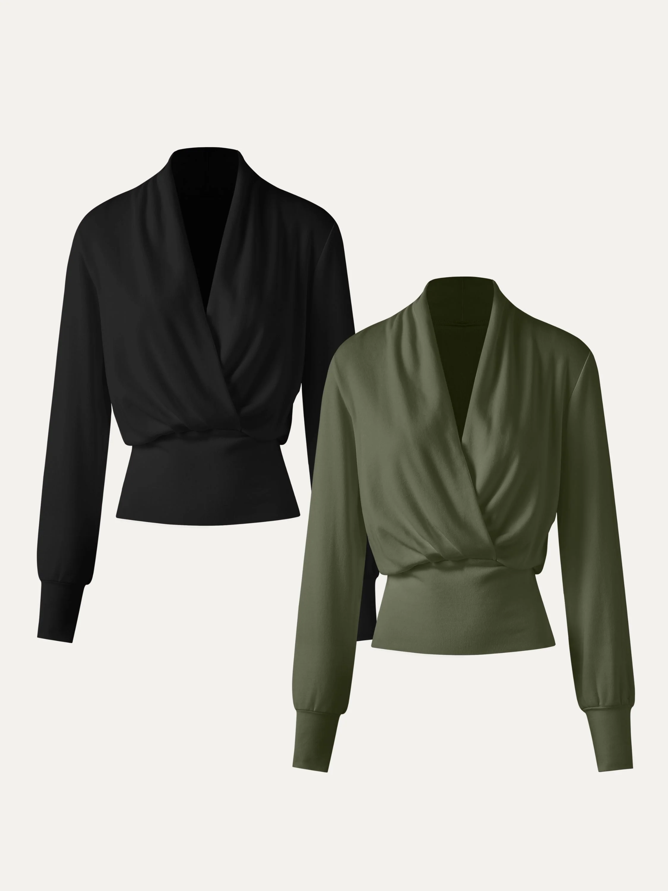 Surplice Tuckable Top