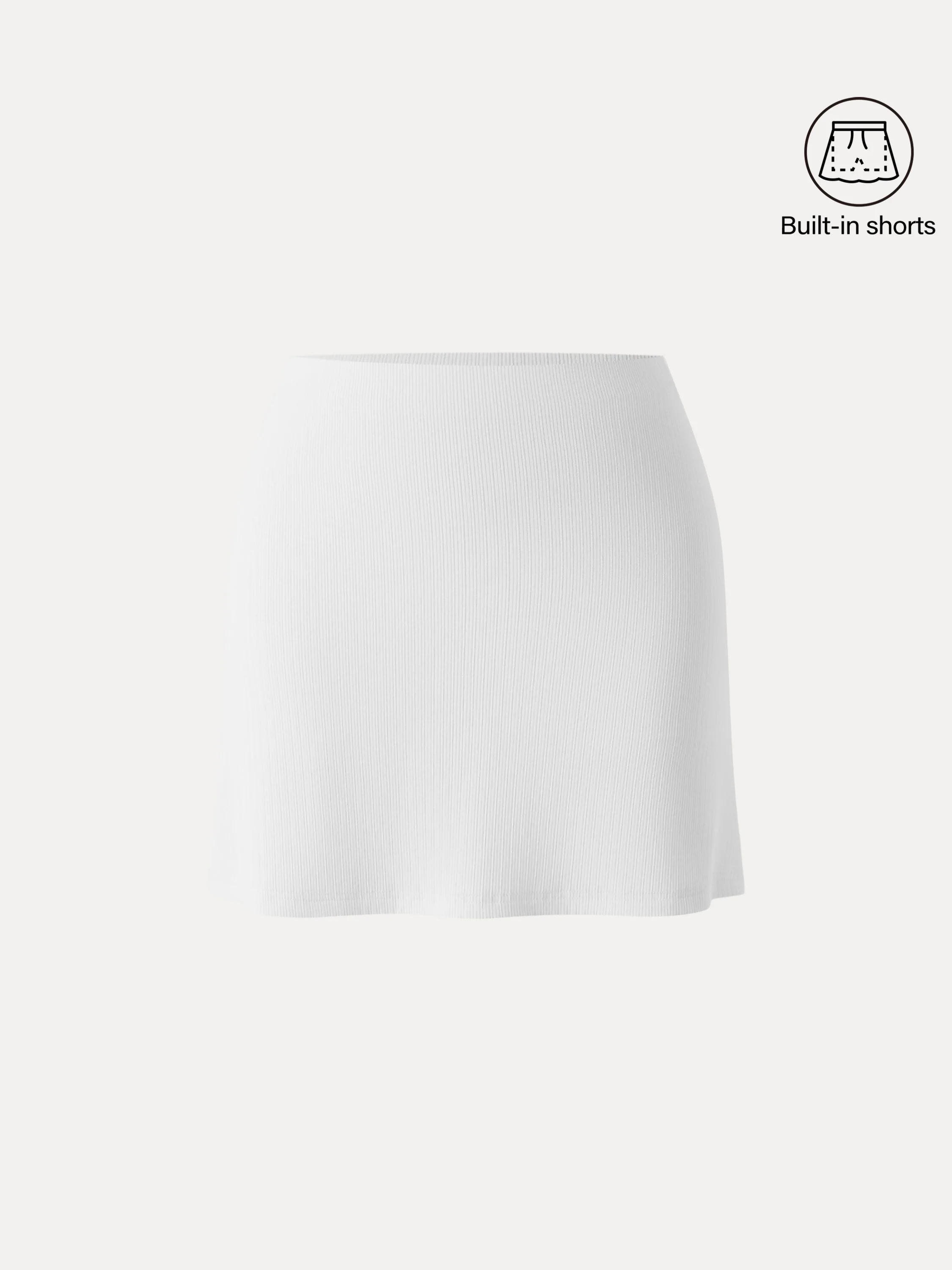 Mini Skirt with Built-in Shorts