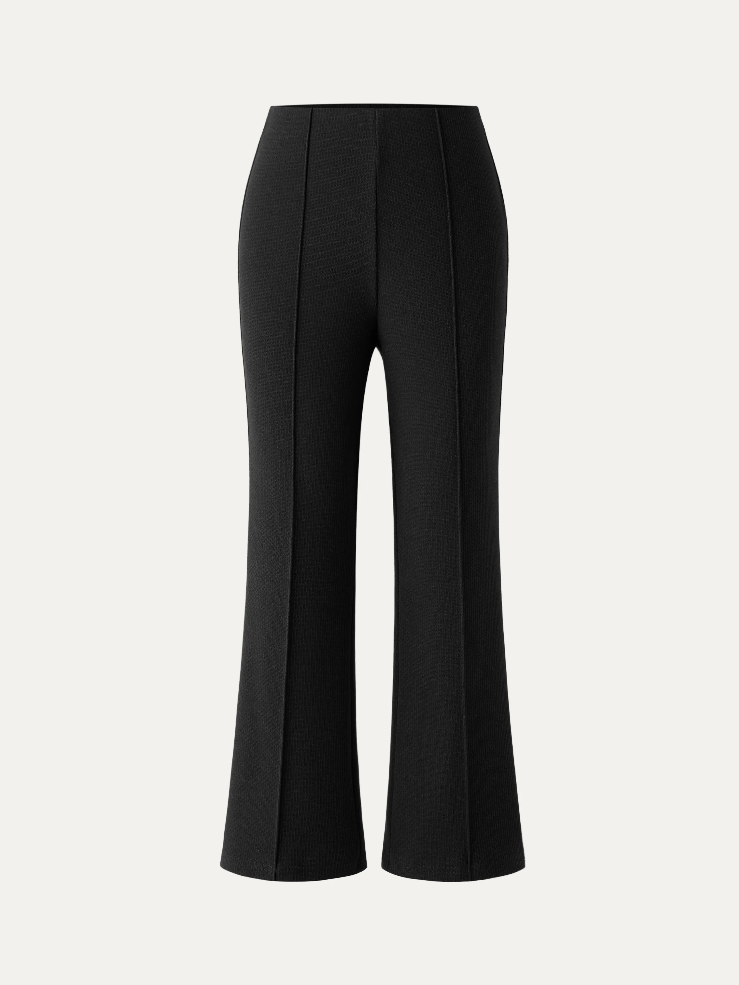 Pull-On Cropped Flare Pants